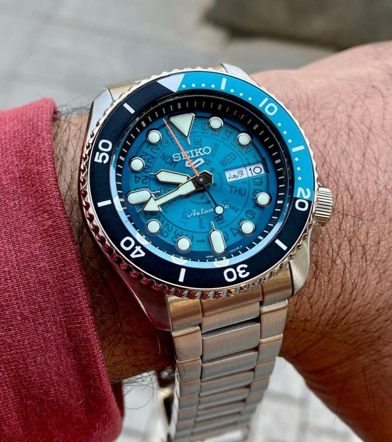 Seiko SKX Sports Transparent IceBlue Custom MOD