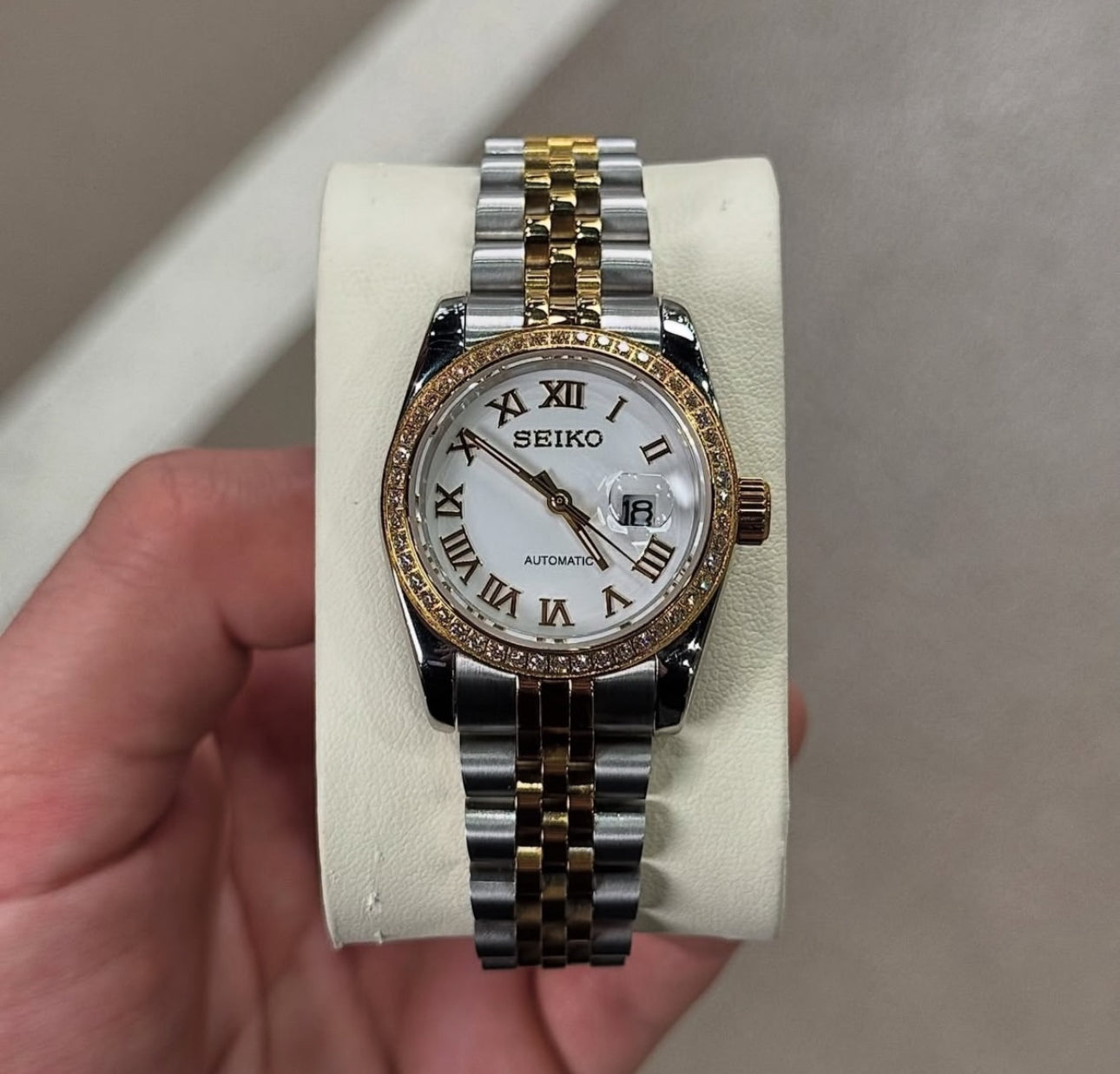 Seiko "Two-Tone Roman Diamond"