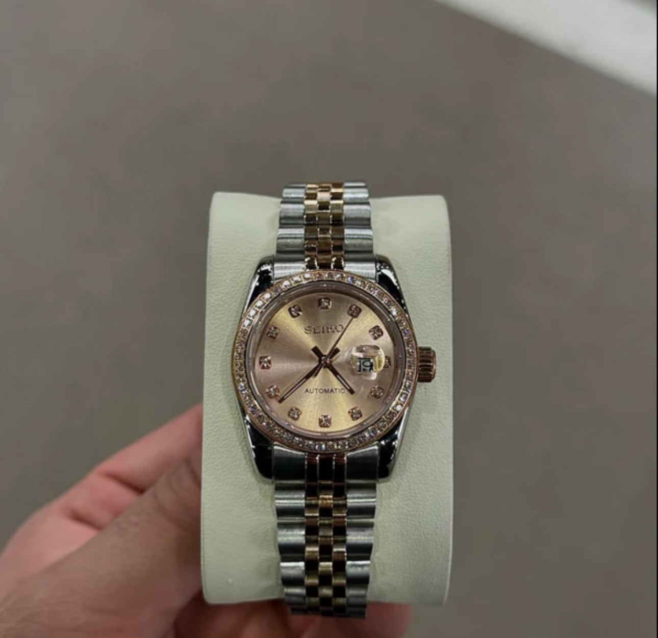 Seiko Datejust Ladies  "Rosé Diamond Dial"