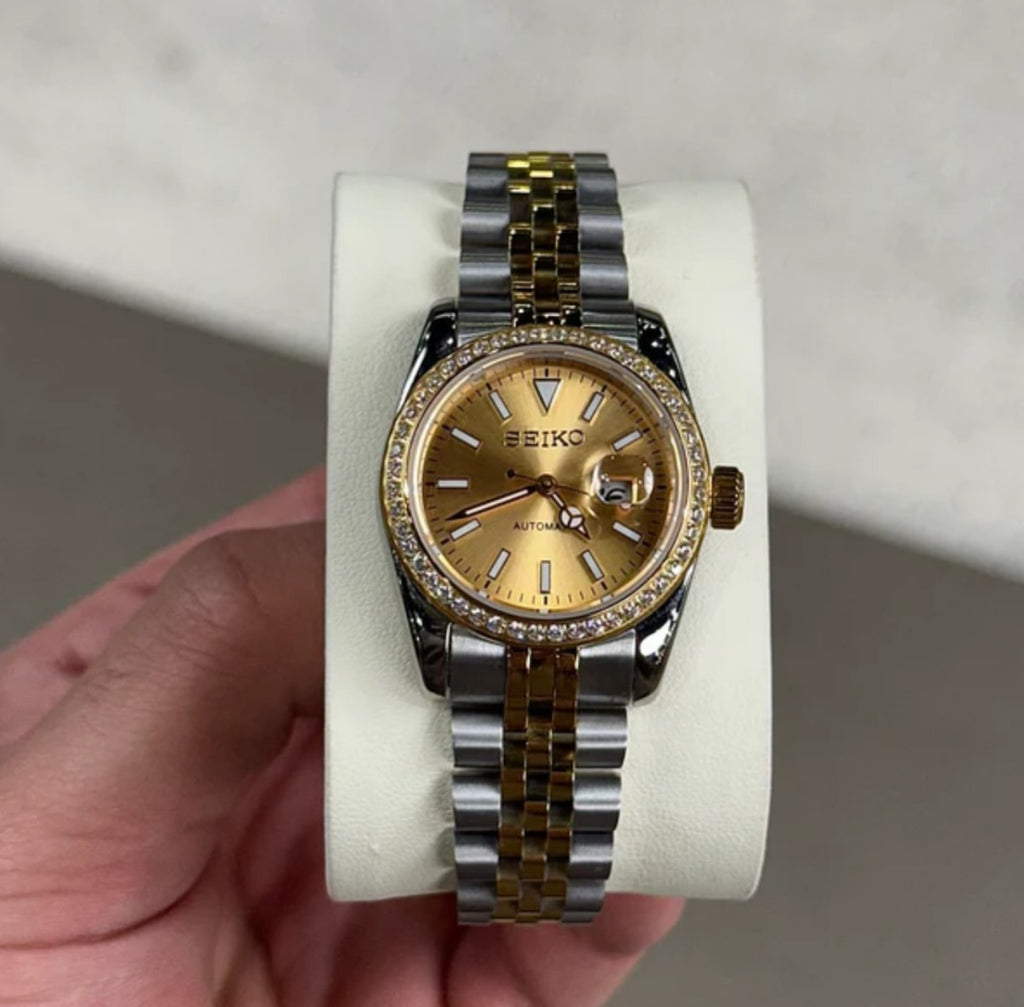 Seiko Datejust Ladies "Two-Tone Champagne Diamond"