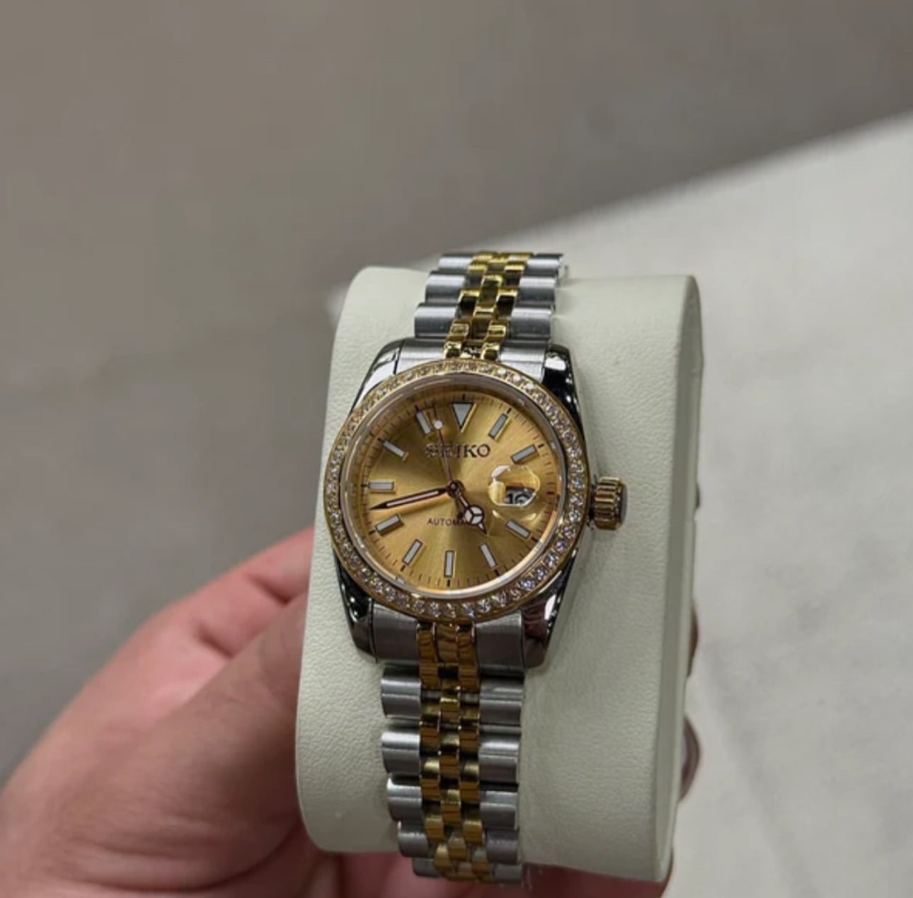 Seiko Datejust Ladies "Two-Tone Champagne Diamond"
