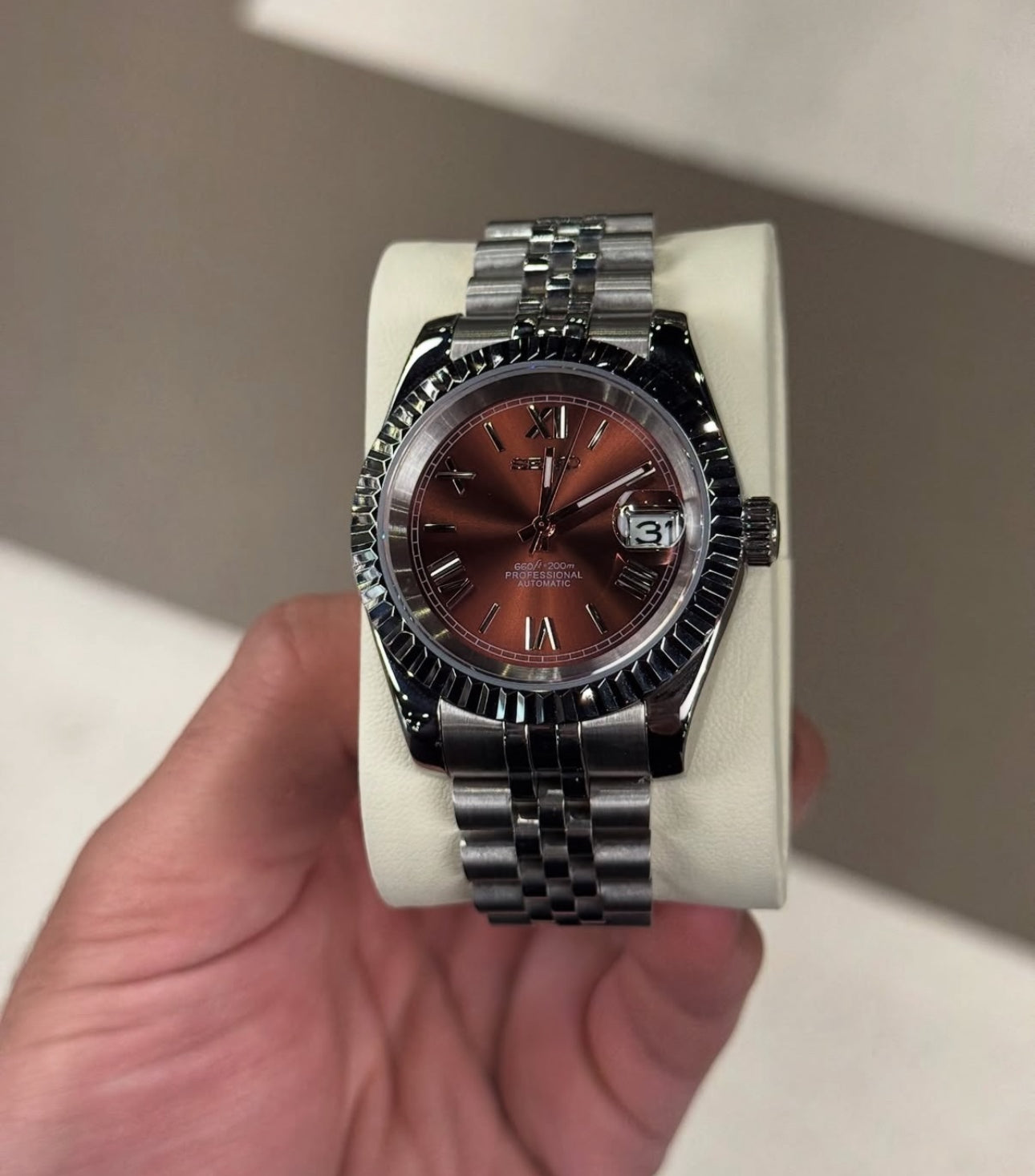 Seiko Datejust "Chocolate Roman"