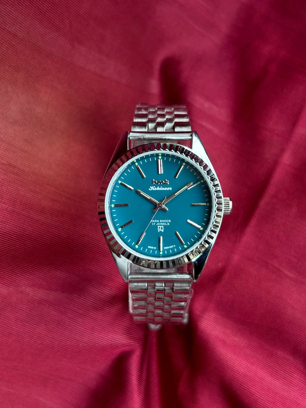 HMT Kohinoor Peacock Green Fluted