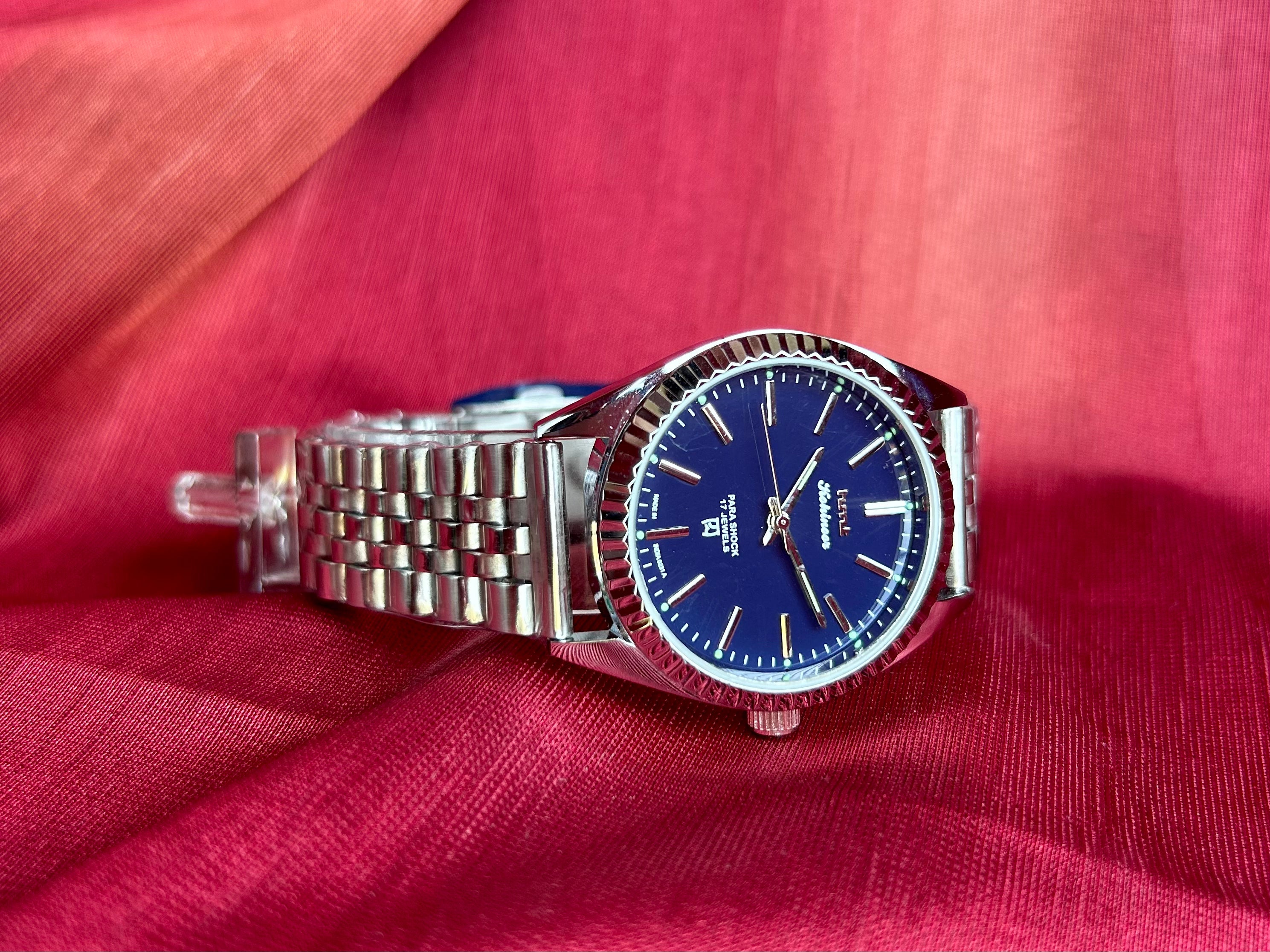 HMT Kohinoor Navy Blue Fluted