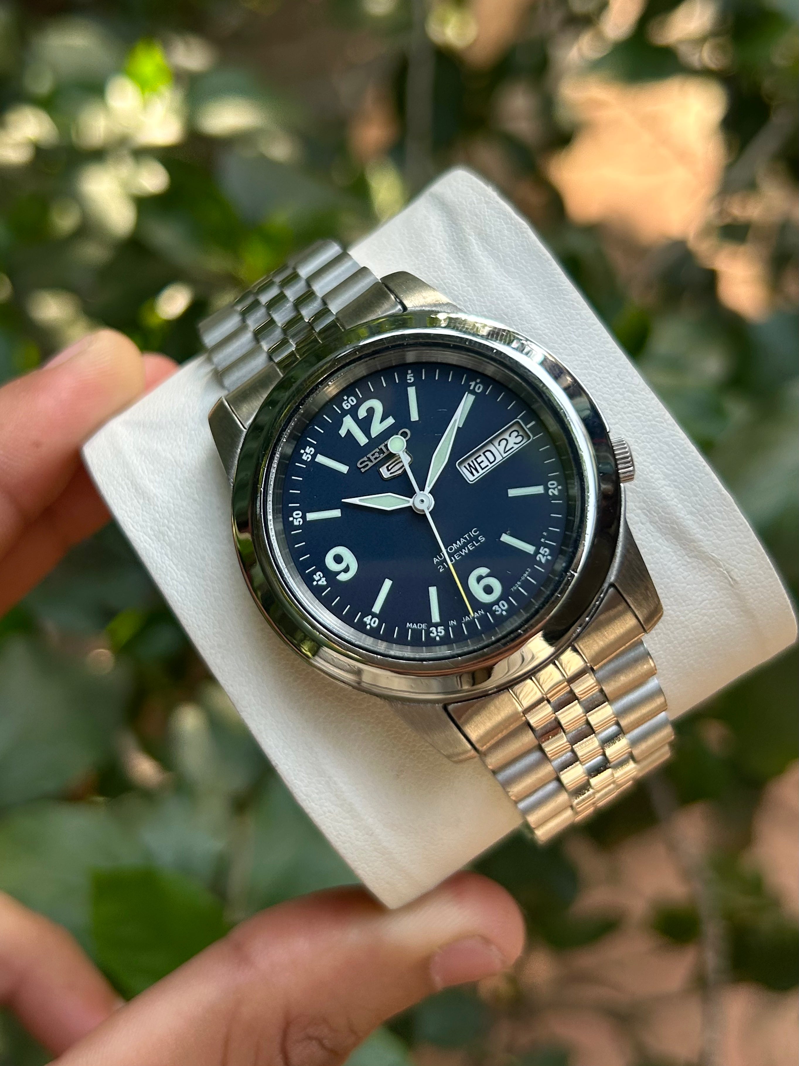 Seiko 5 Field Blue Dial  Automatic 7S26 Movement