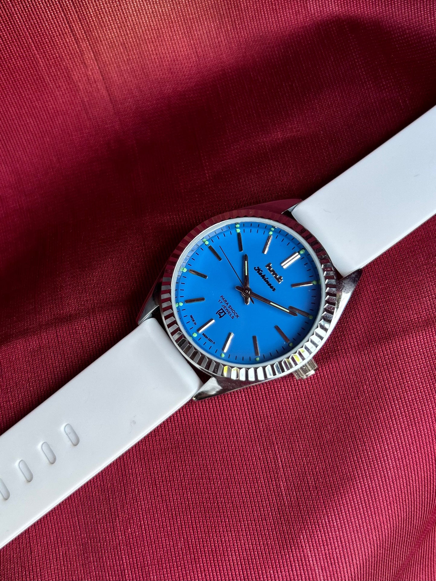 HMT Kohinoor Sky Blue Fluted