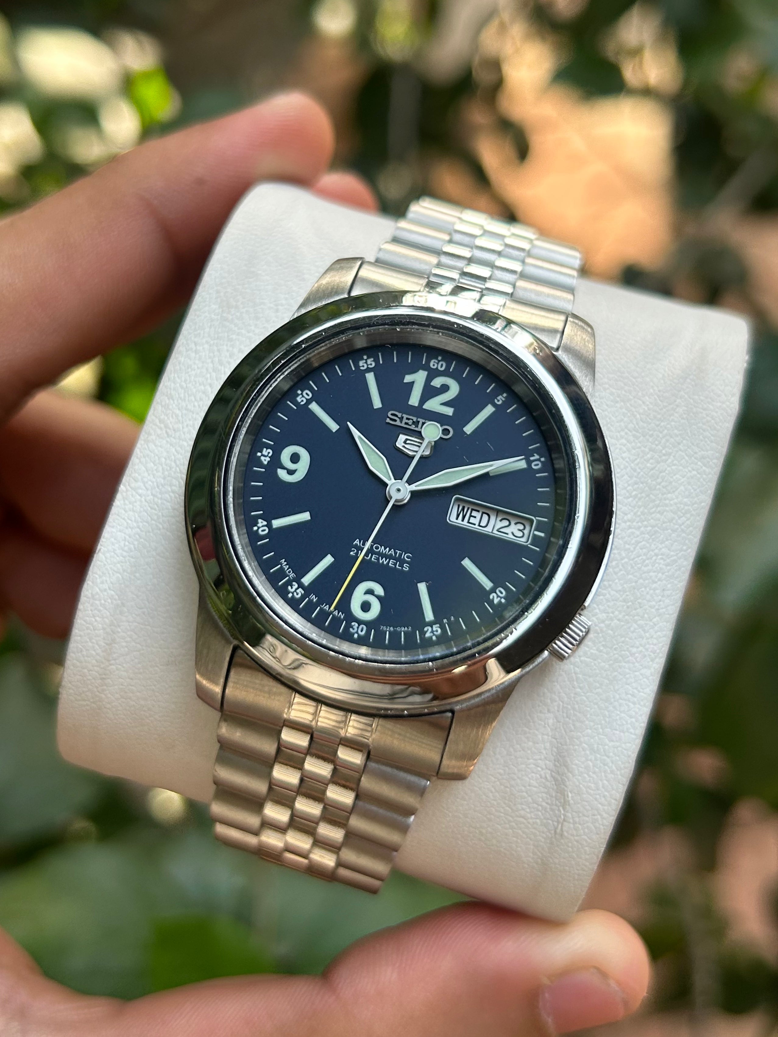 Seiko 5 Field Blue Dial  Automatic 7S26 Movement