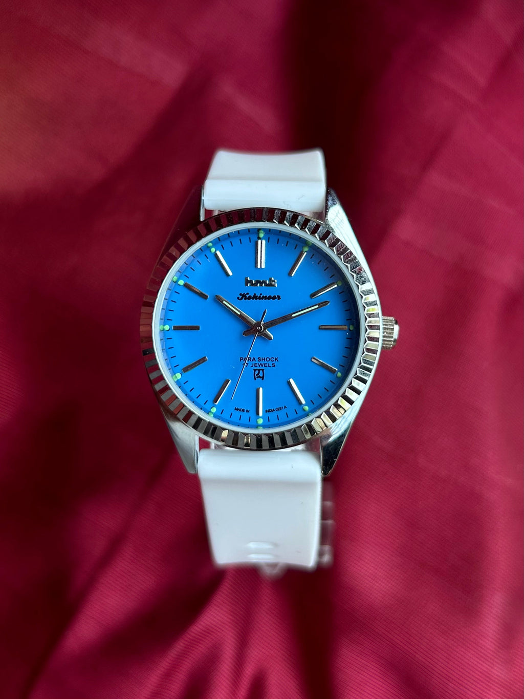 HMT Kohinoor Sky Blue Fluted