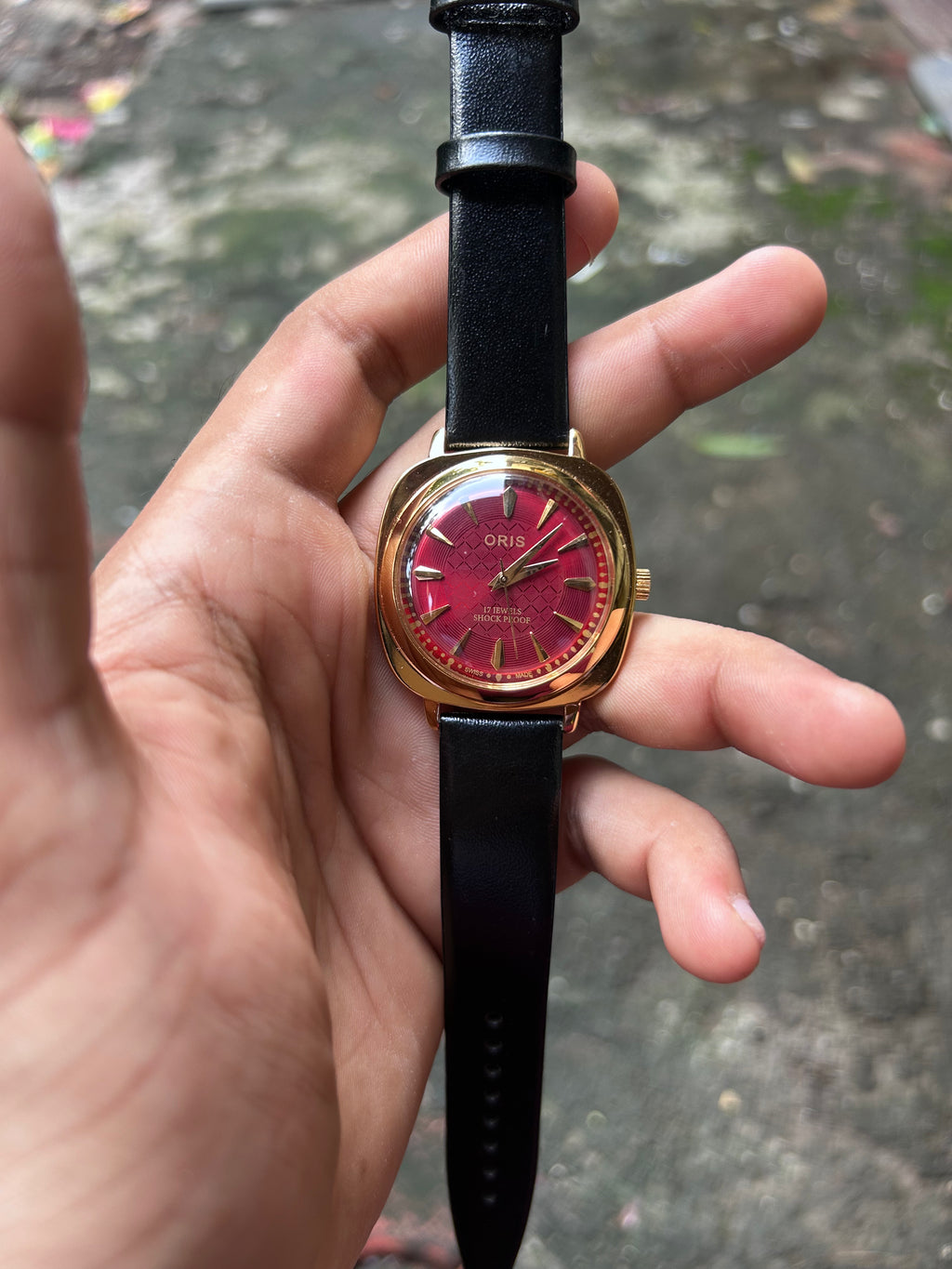 ORIS PANERAI GOLD SWISS - RED SUNBURST
