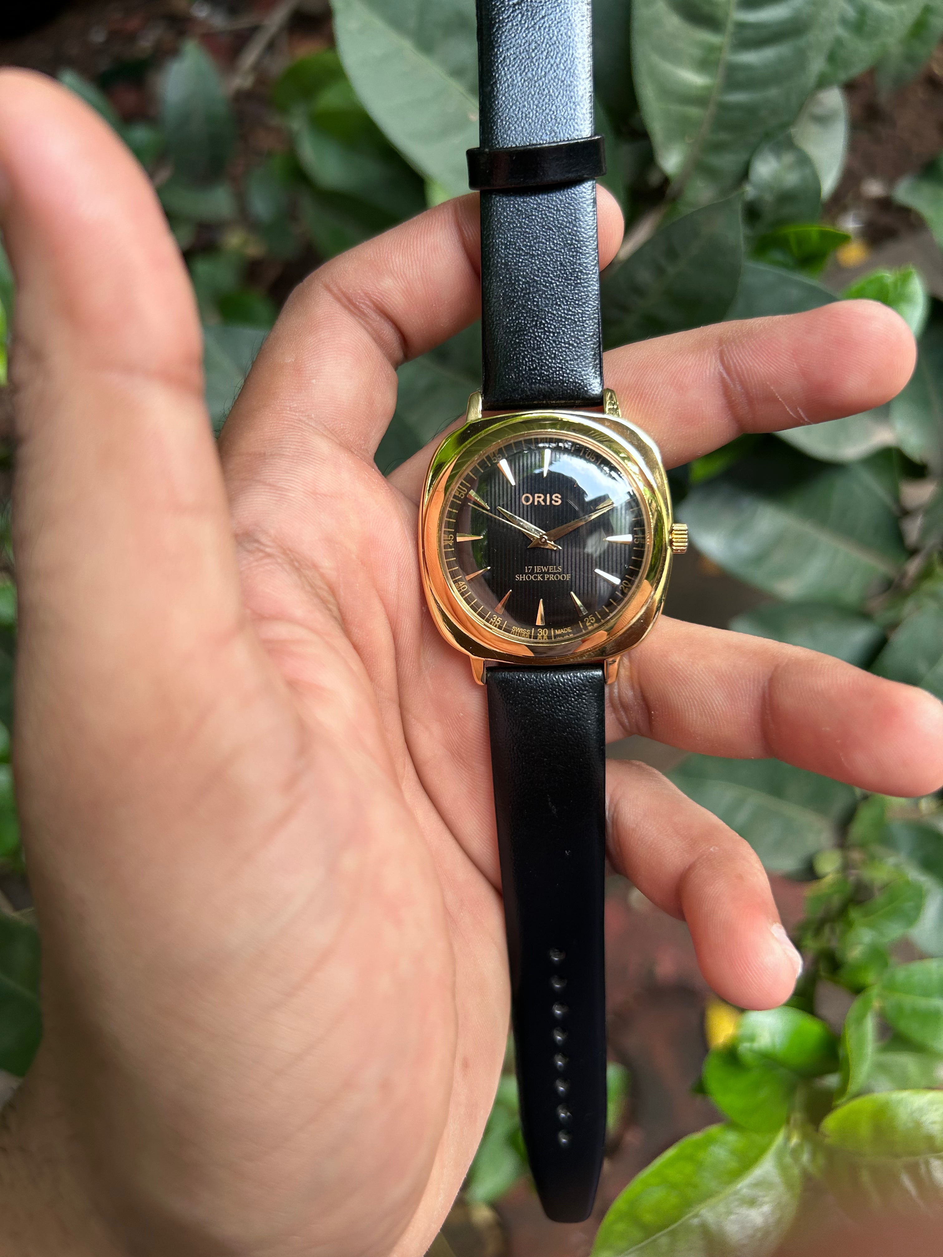 ORIS PANERAI GOLD SWISS - BLACK SUNBURST