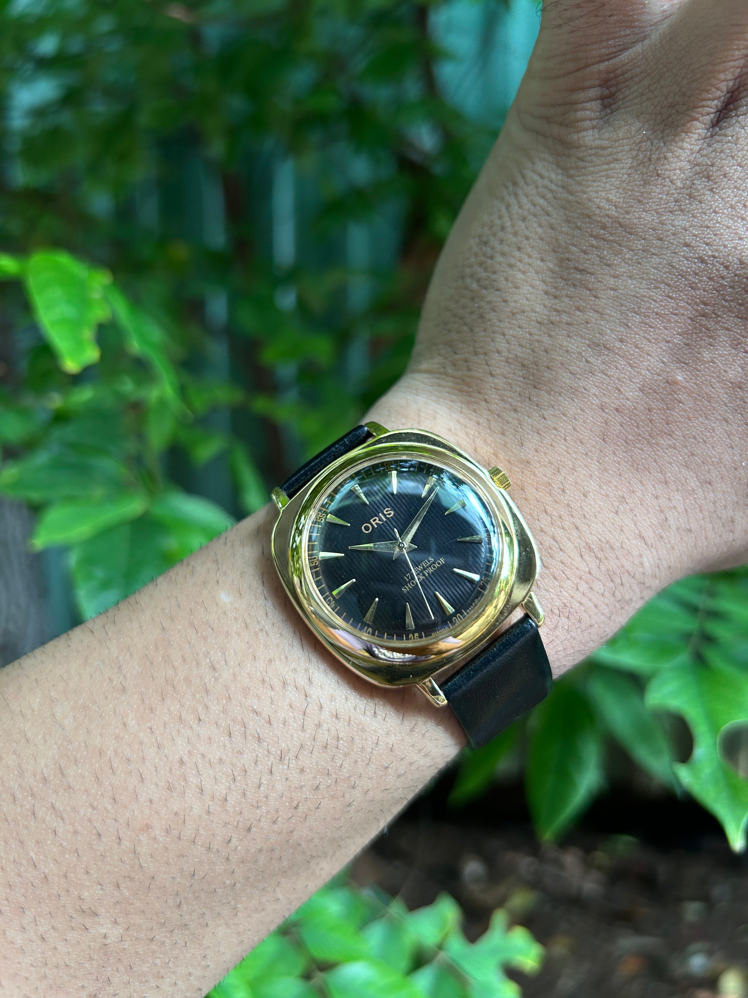 ORIS PANERAI GOLD SWISS - BLACK SUNBURST