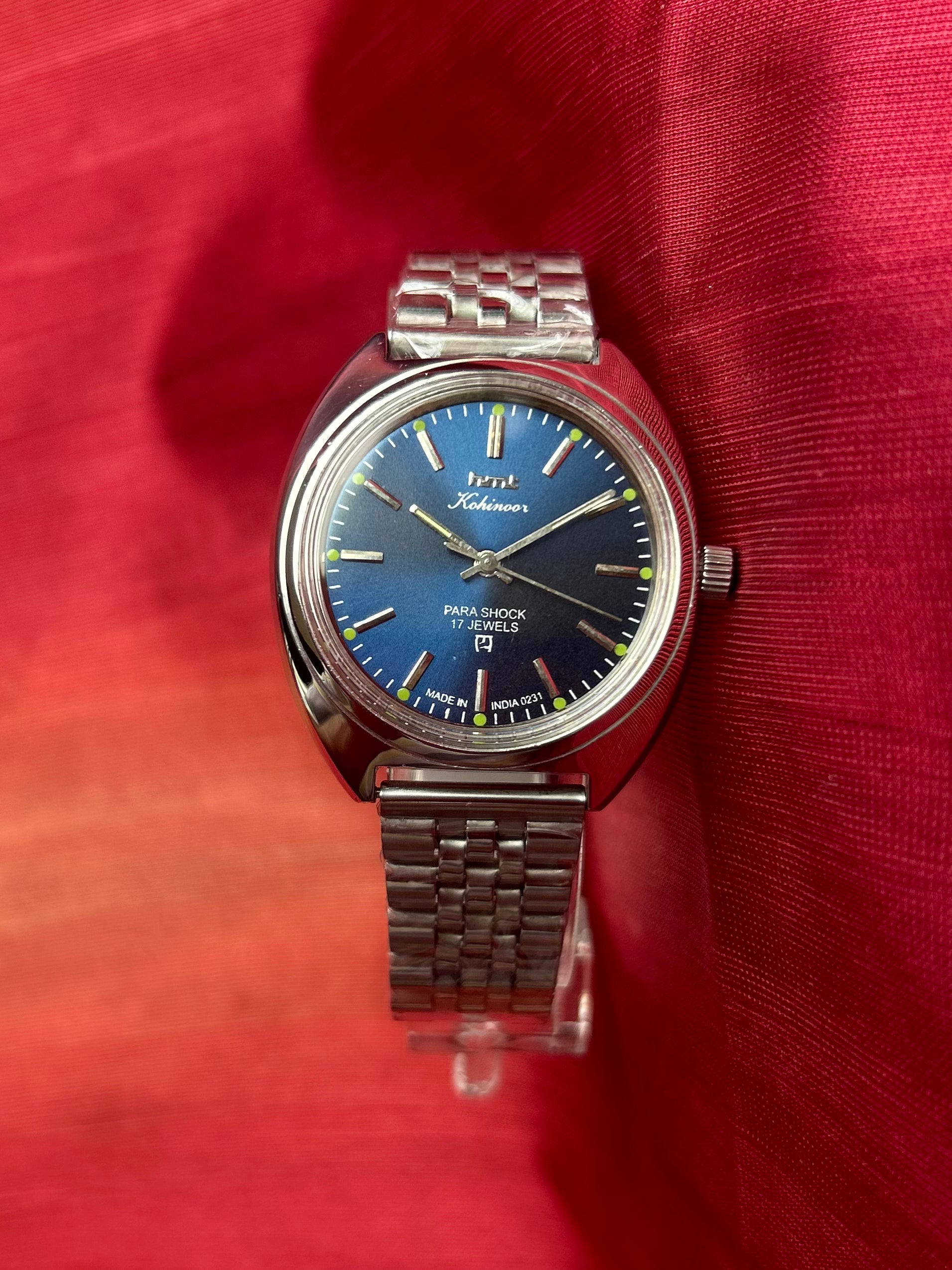 HMT Kohinoor Navy Blue Sunburst