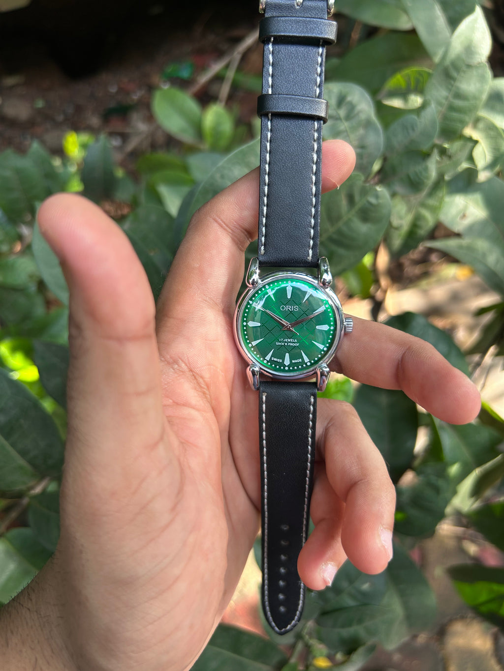 ORIS HAND WINDING SWISS  - GREEN