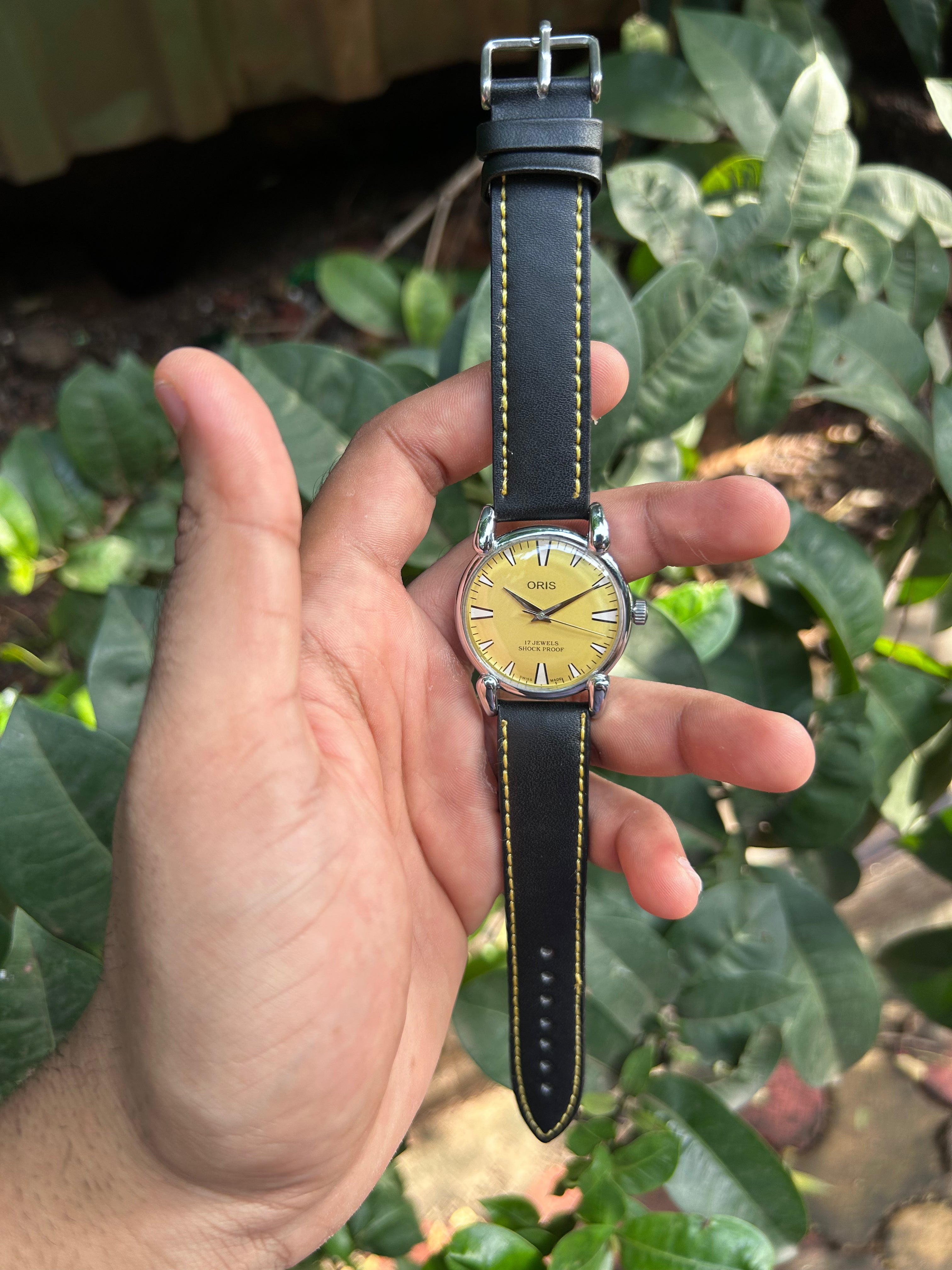 ORIS HAND WINDING SWISS  - YELLOW
