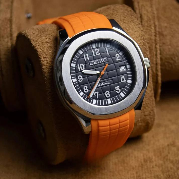 Seiko Aquanaut Custom Mod |  Orange