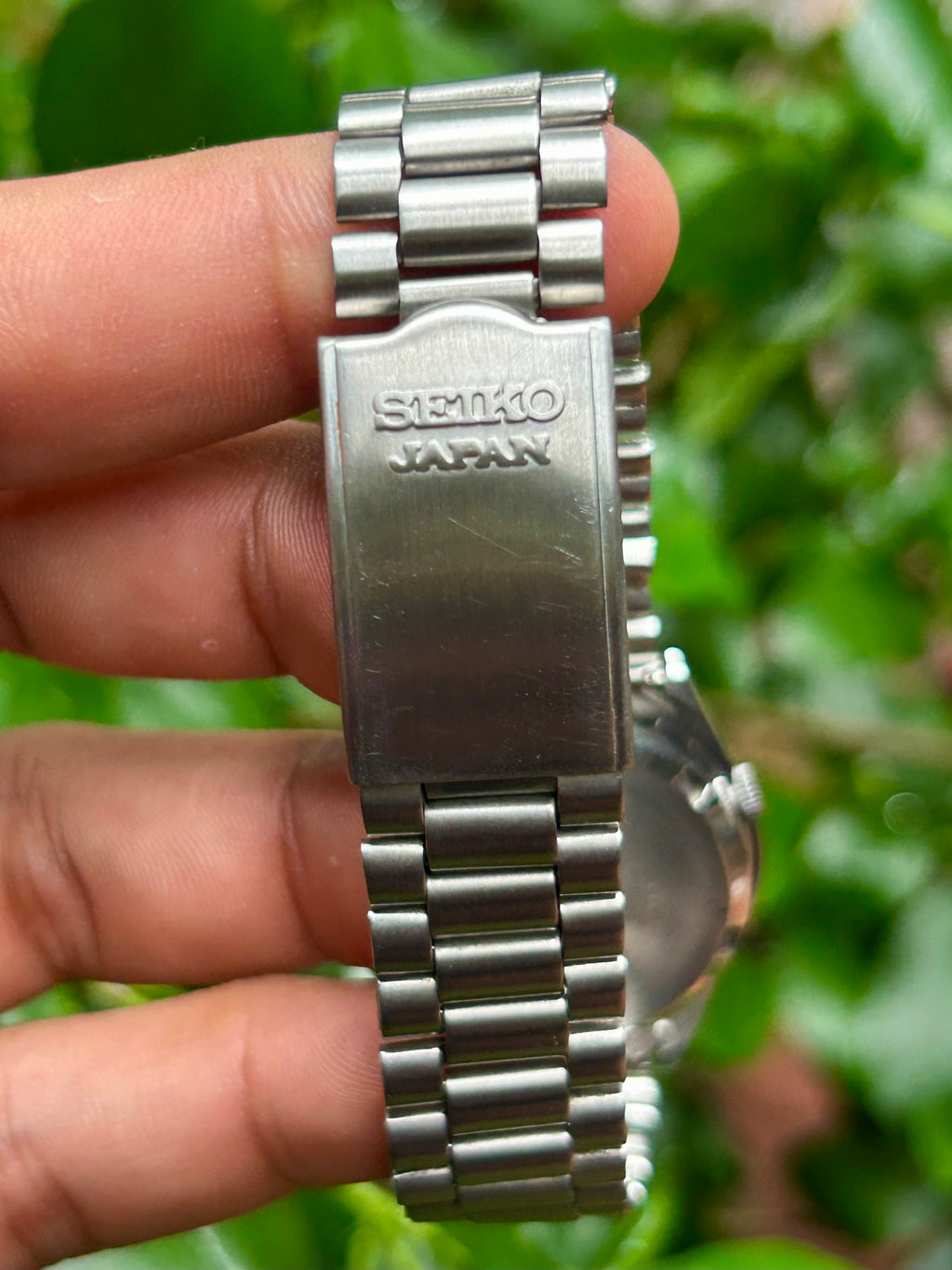 Seiko 5 Vintage 1985 White Dial Automatic Watch