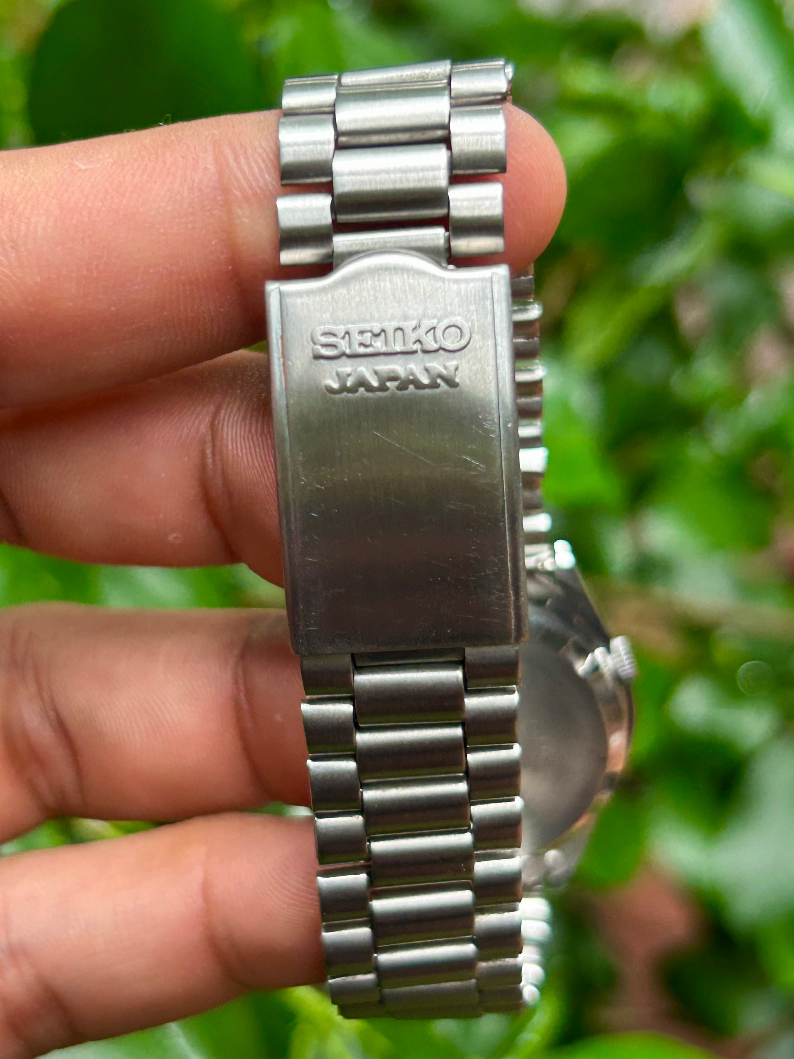 Seiko 5 Vintage 1985 White Dial Automatic Watch