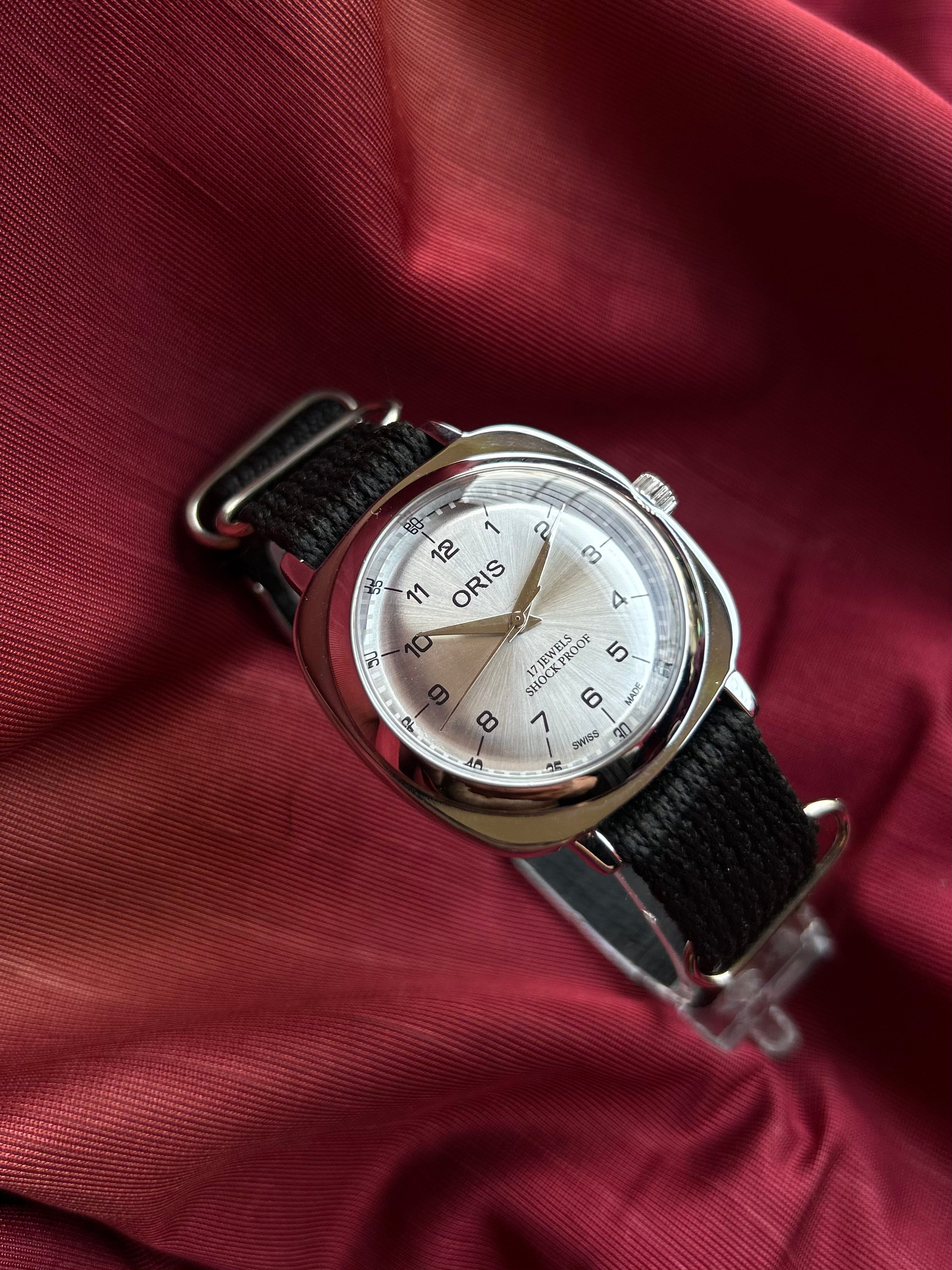 ORIS PANERAI SWISS WATCH - SILVER SUNBURST