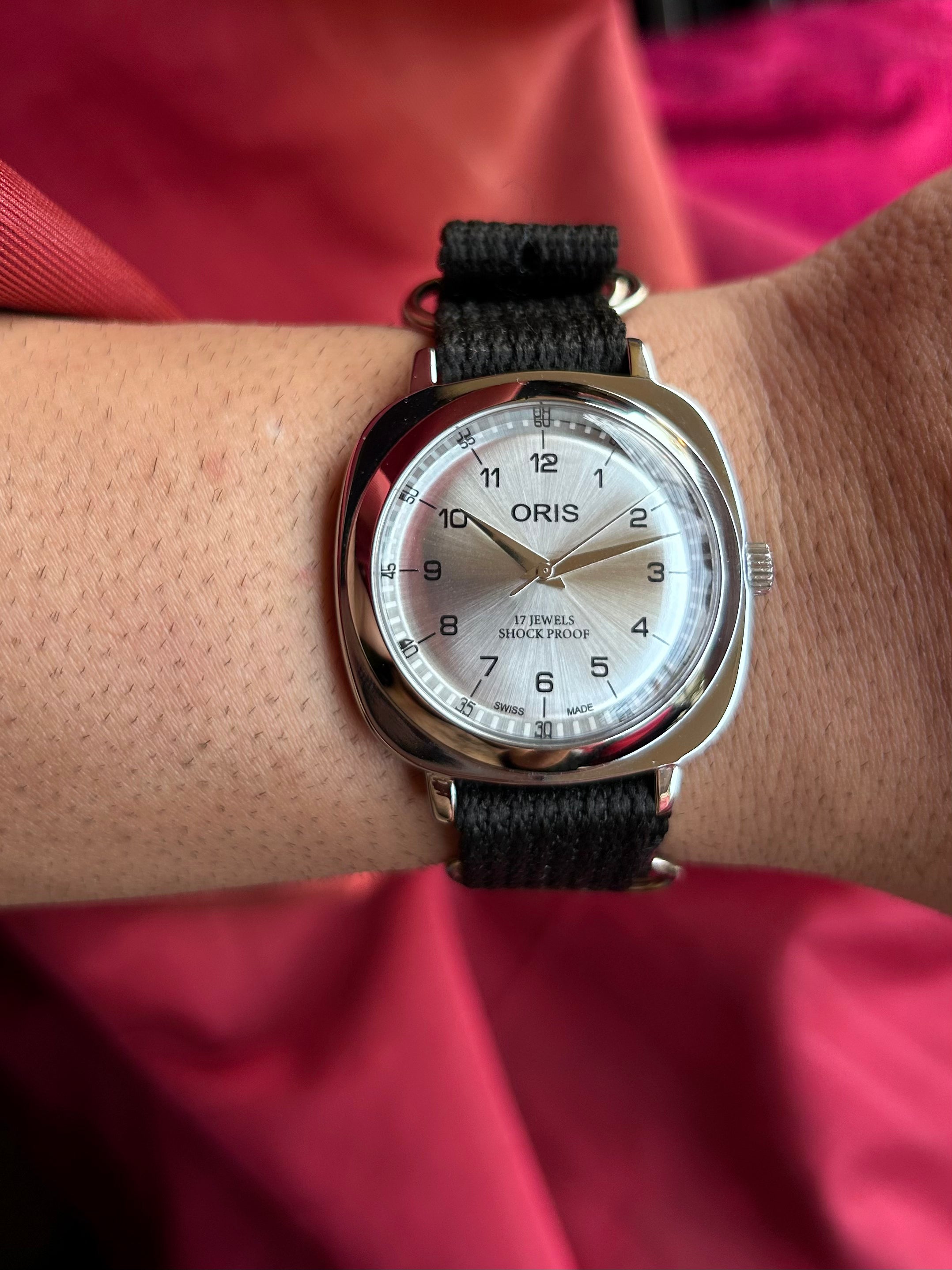 ORIS PANERAI SWISS WATCH - SILVER SUNBURST