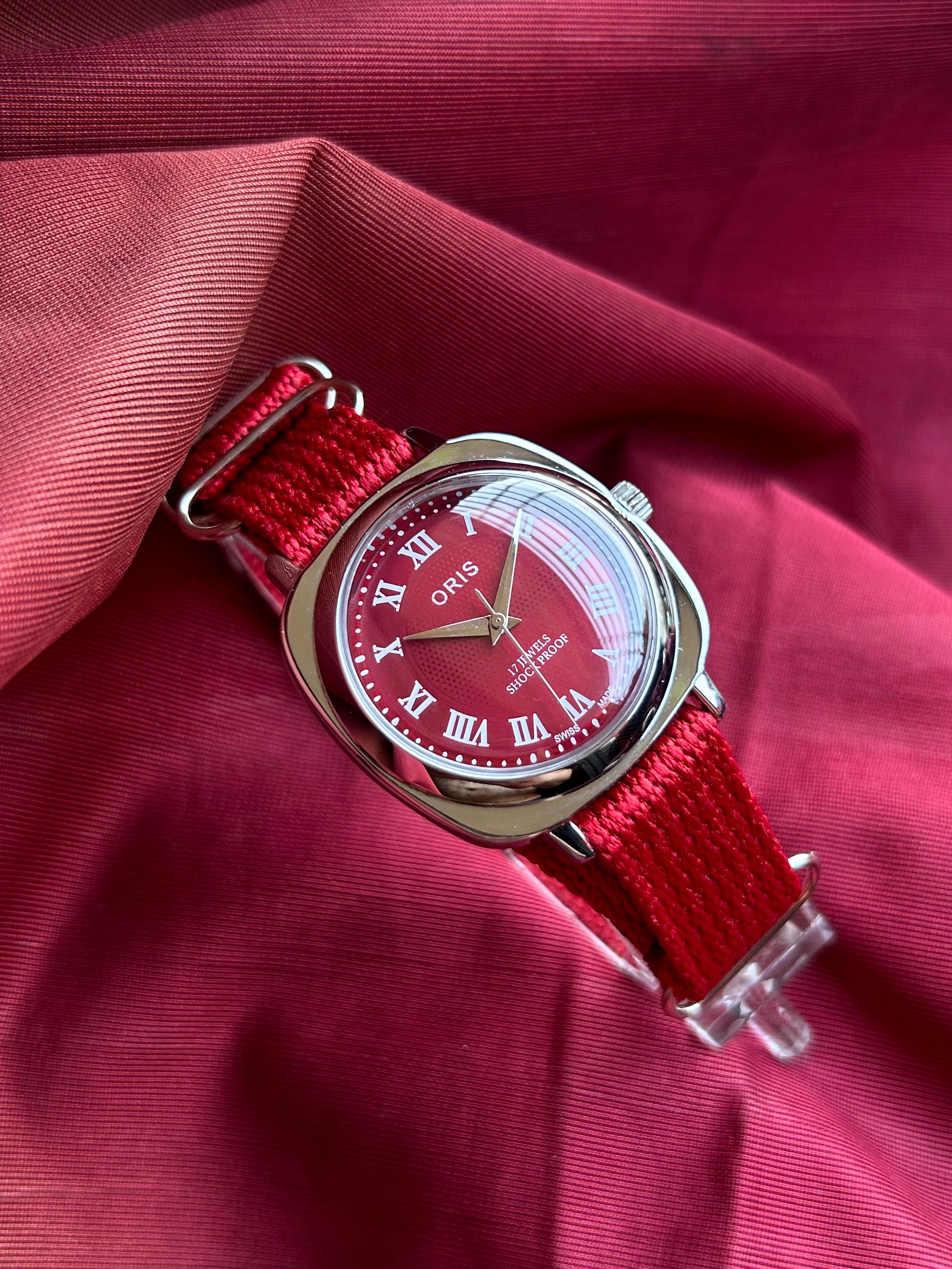 ORIS PANERAI SWISS WATCH - MAROON