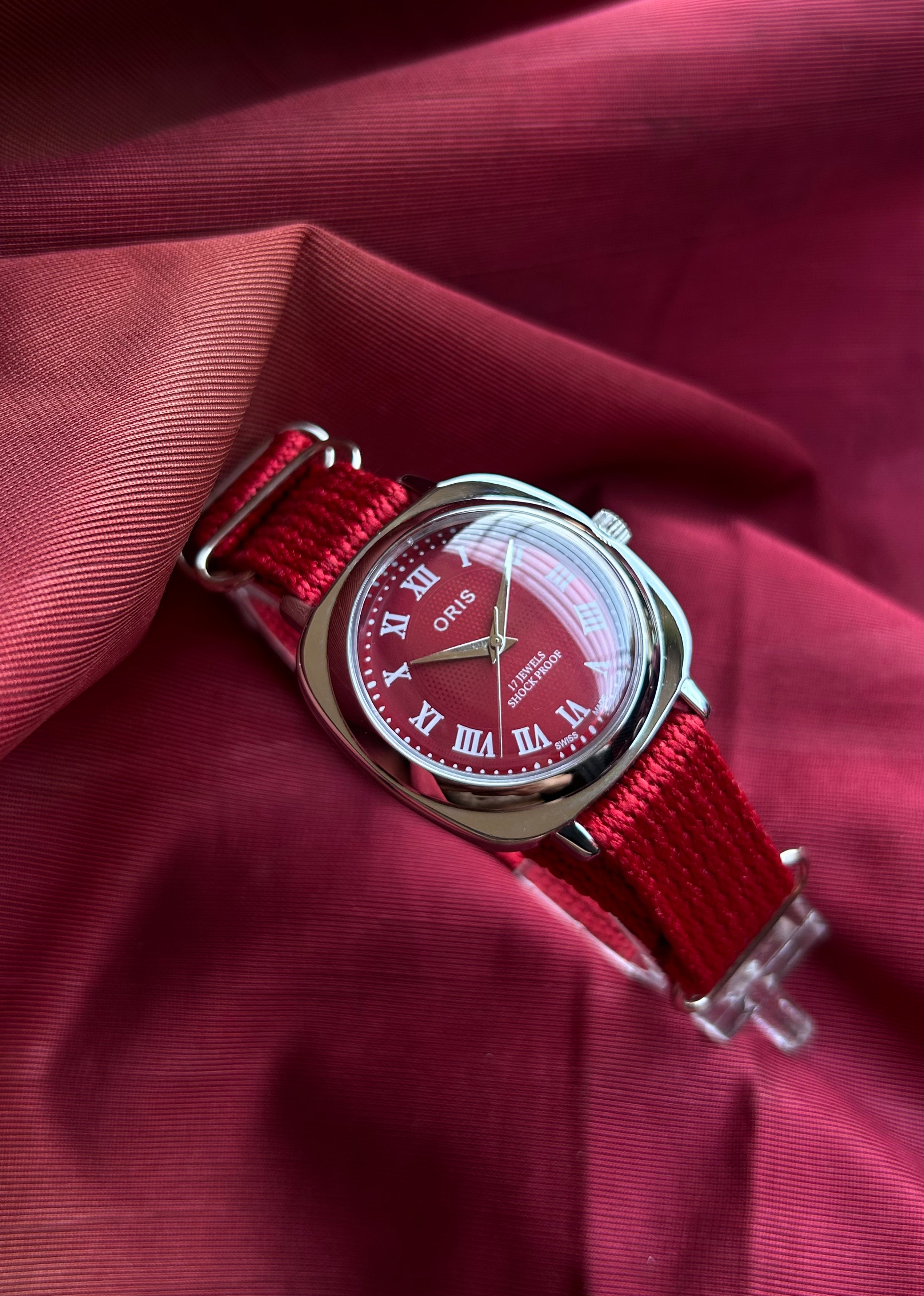 ORIS PANERAI SWISS WATCH - MAROON