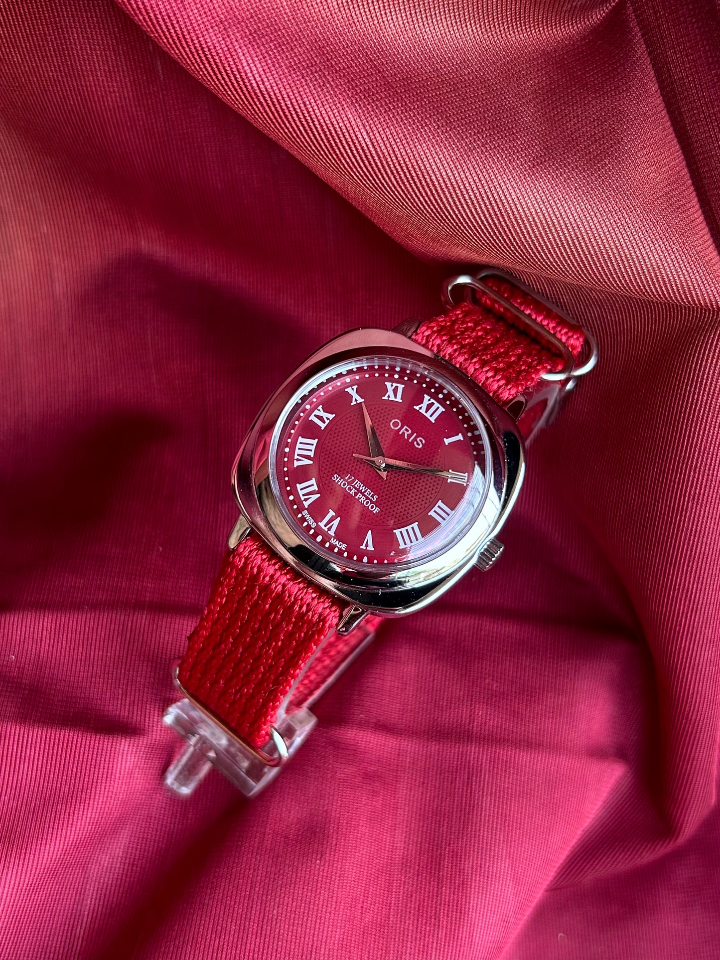 Panerai Oris -  Red  Numerical Sunburst