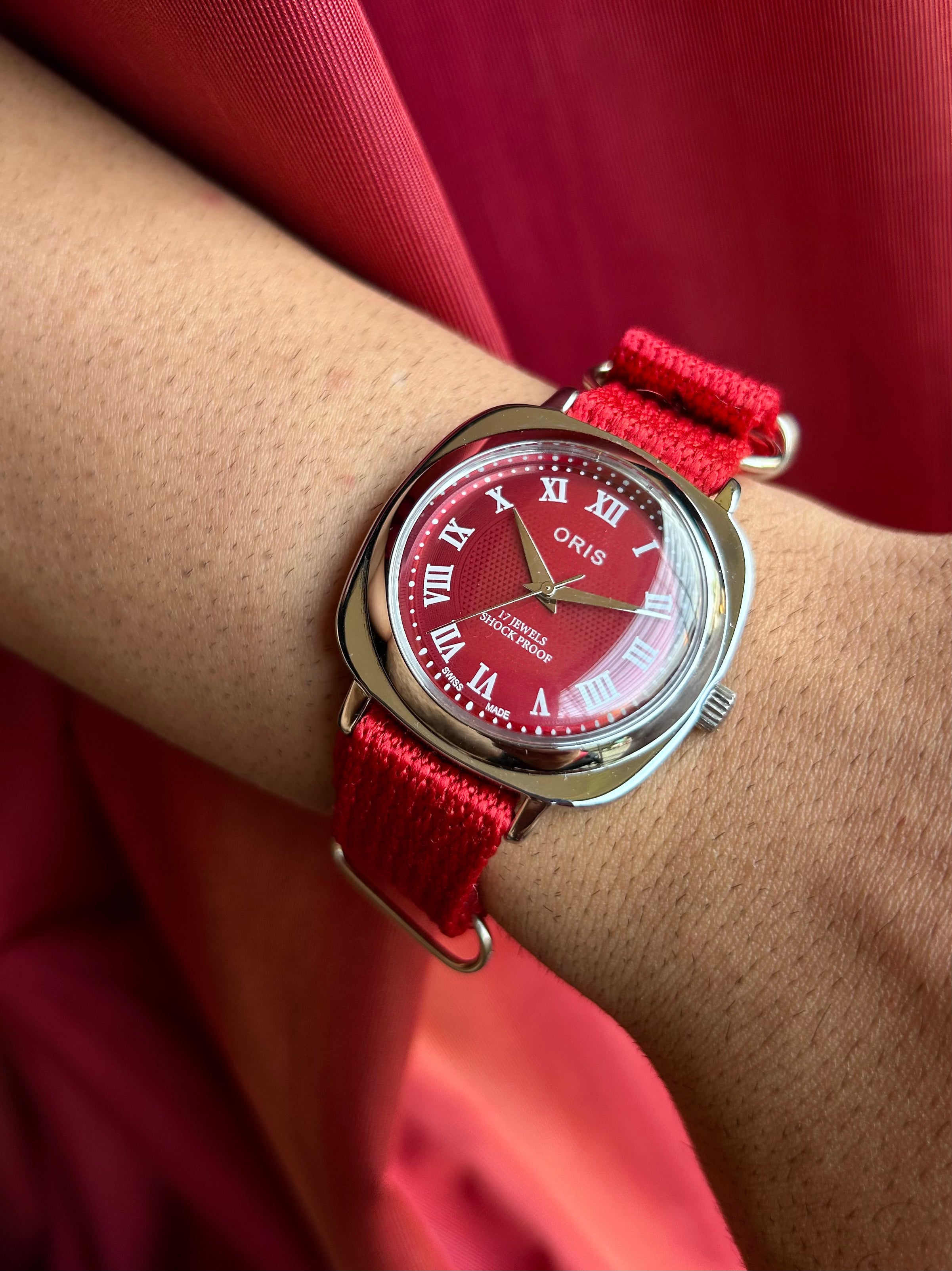 ORIS PANERAI SWISS WATCH - MAROON