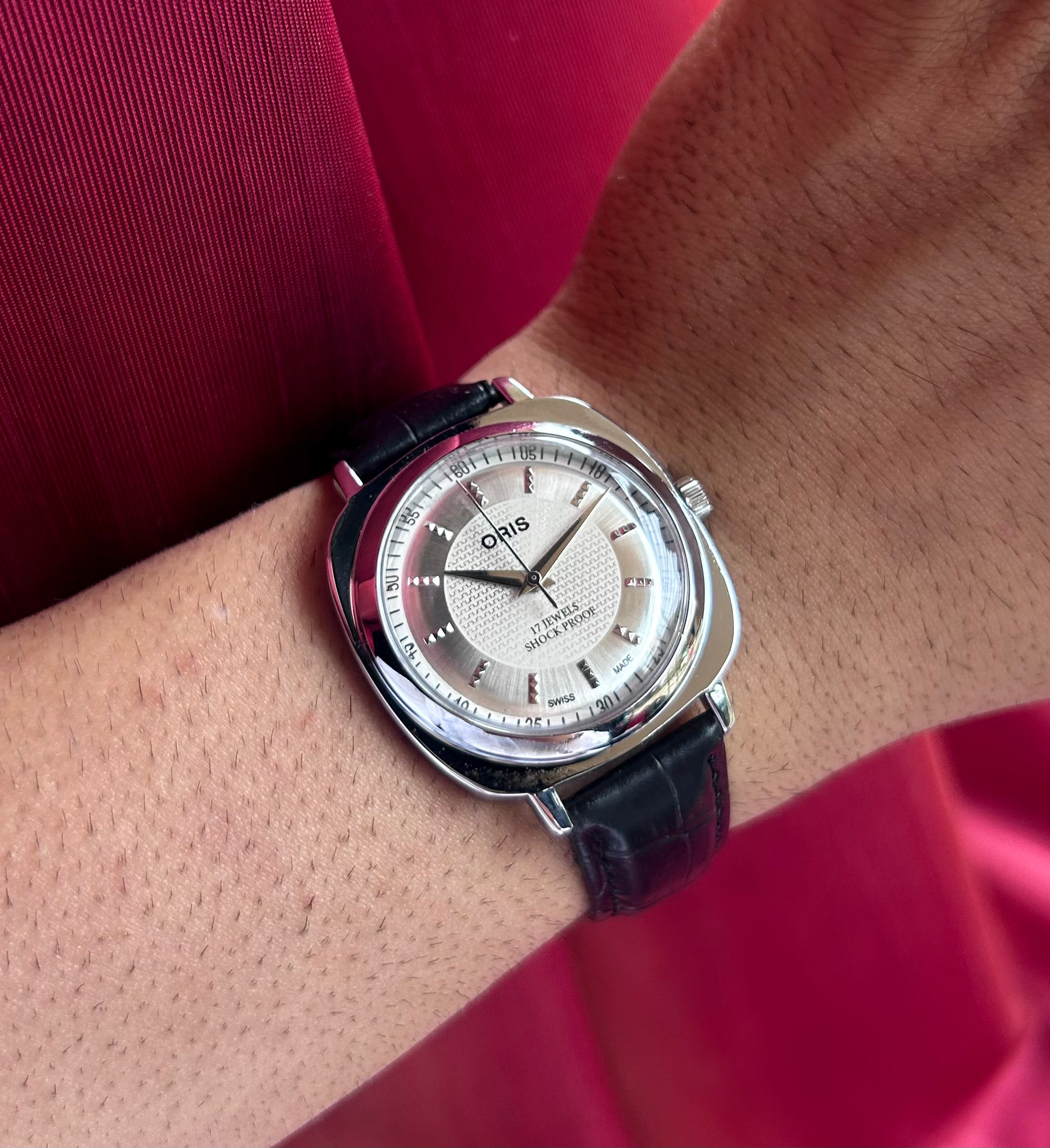 ORIS PANERAI SWISS WATCH -SILVER