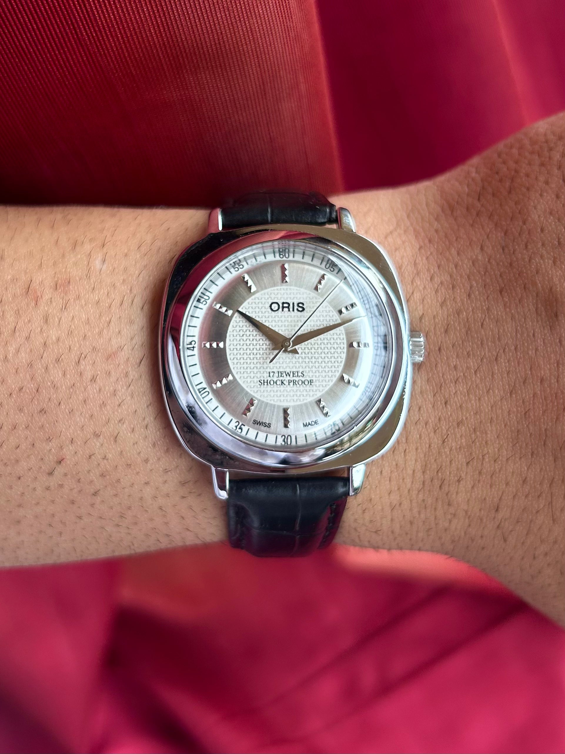 ORIS PANERAI SWISS WATCH -SILVER