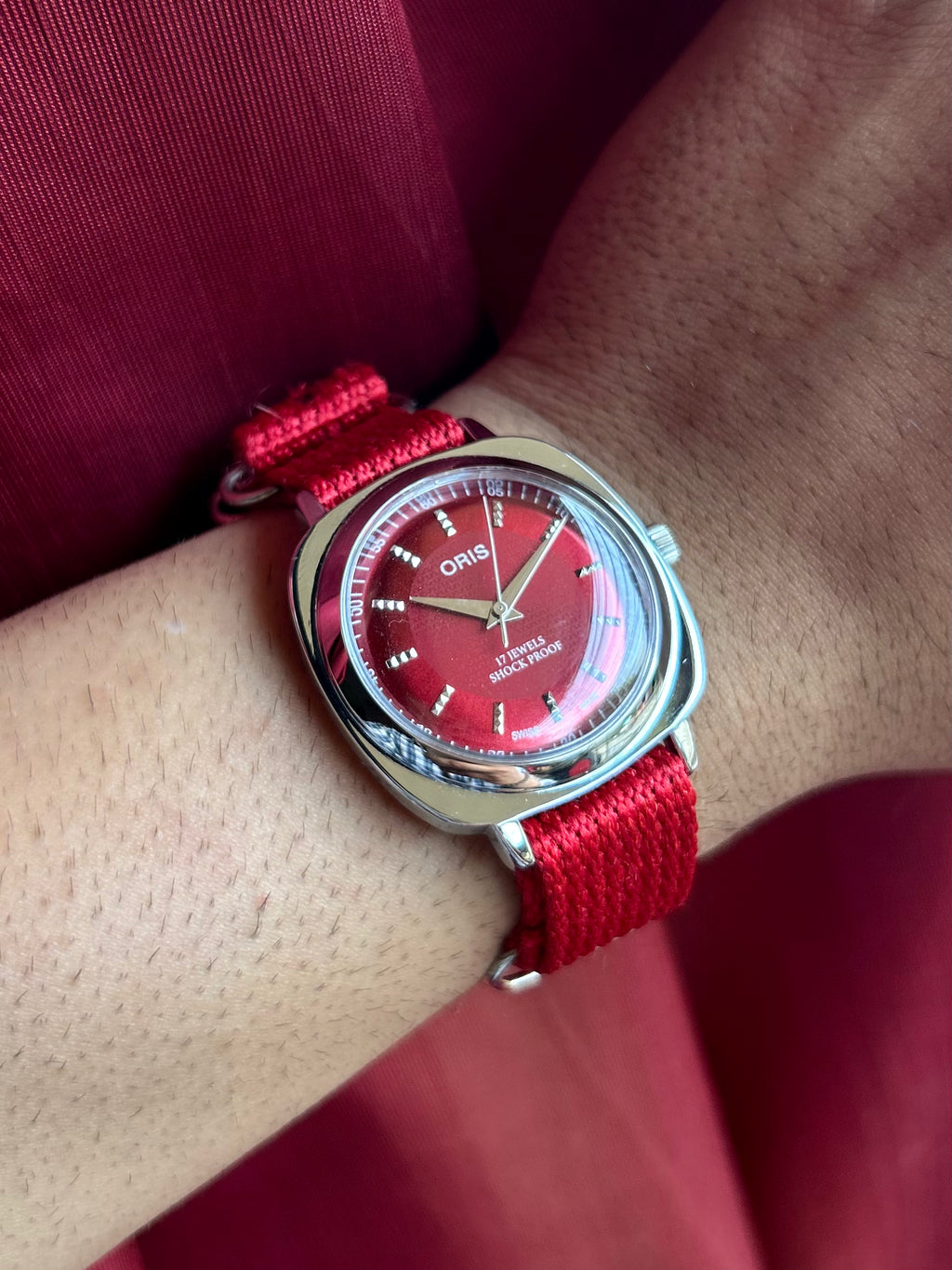 Oris Panerai Hand Winding - RED SUNBURST