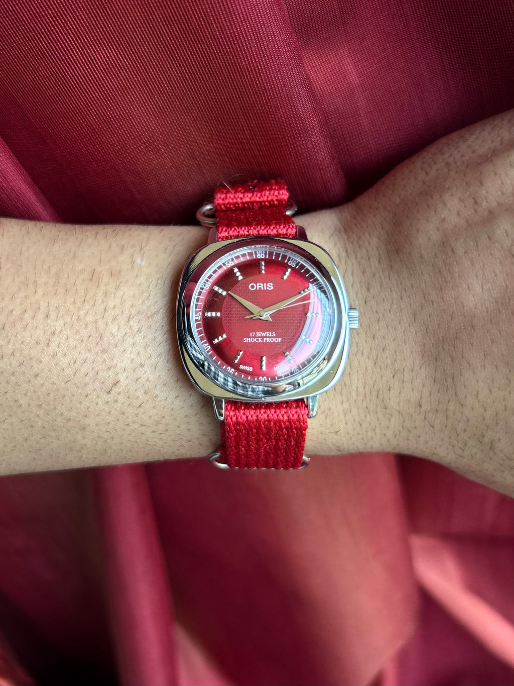 Oris Panerai Hand Winding - RED SUNBURST