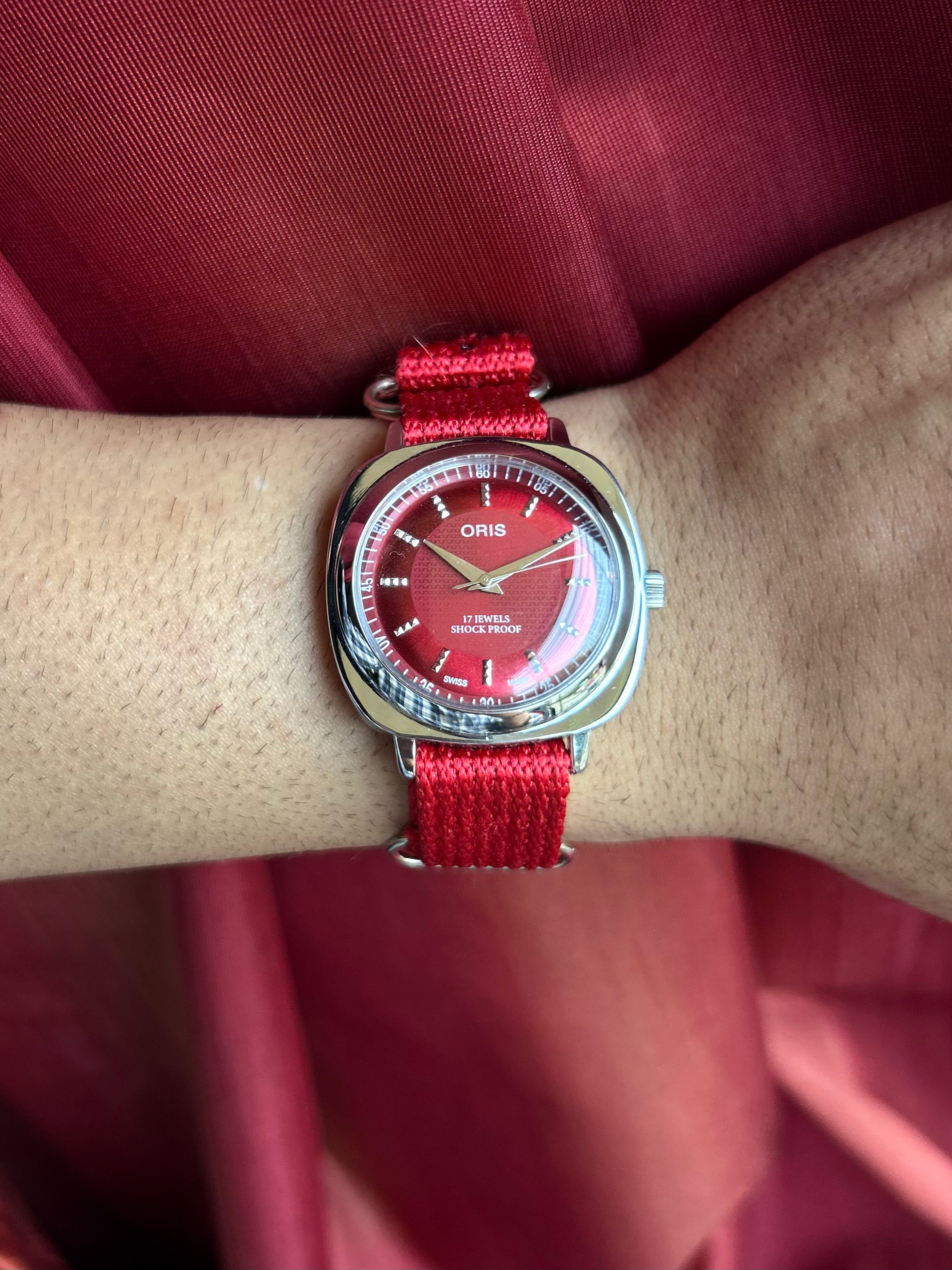 Oris Panerai Hand Winding - RED SUNBURST