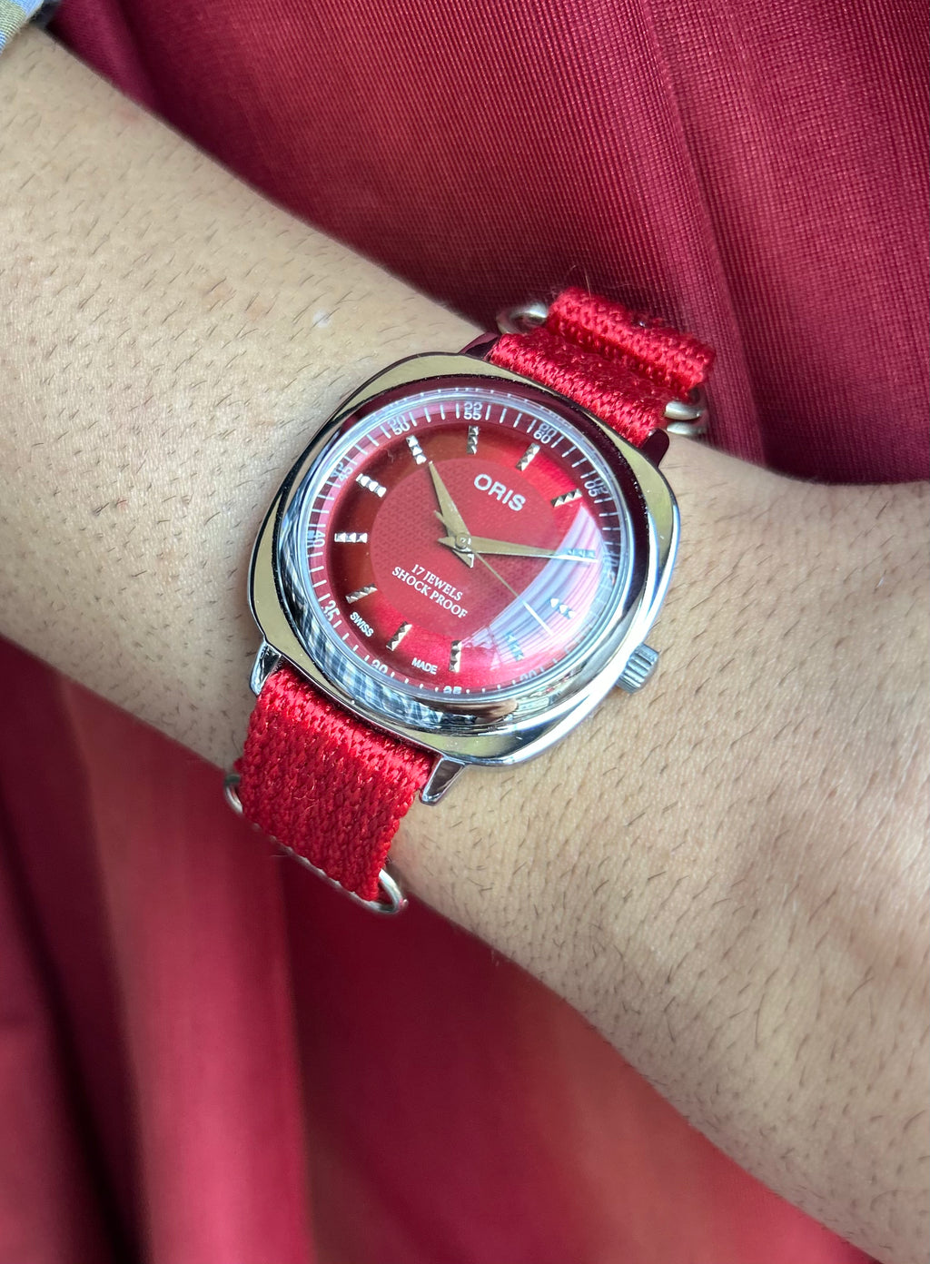 Oris Panerai Hand Winding - RED SUNBURST