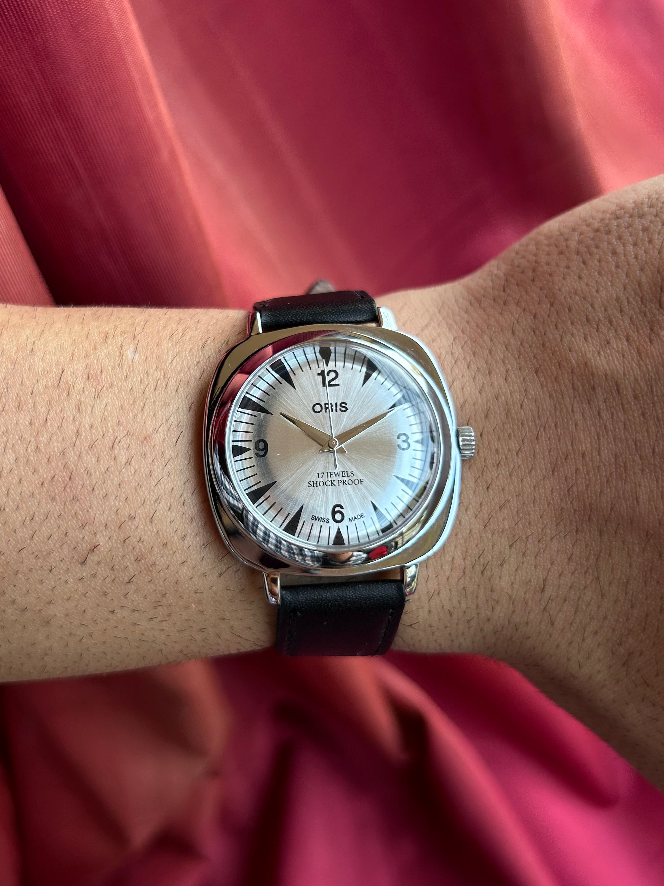 Oris Panerai Swiss winding - Silver Sunburst