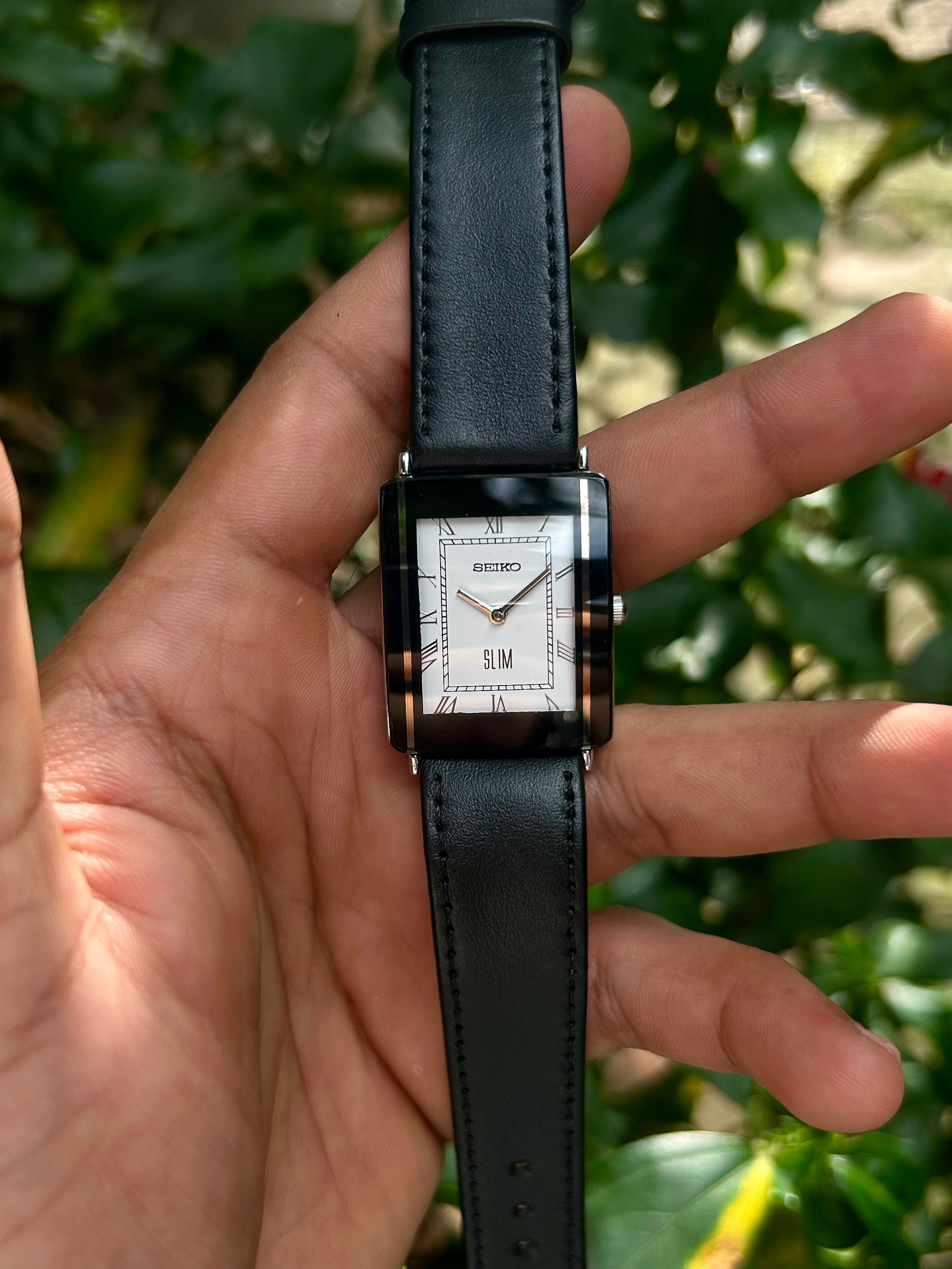 Seiko Tank Unisex Quartz Mod - White