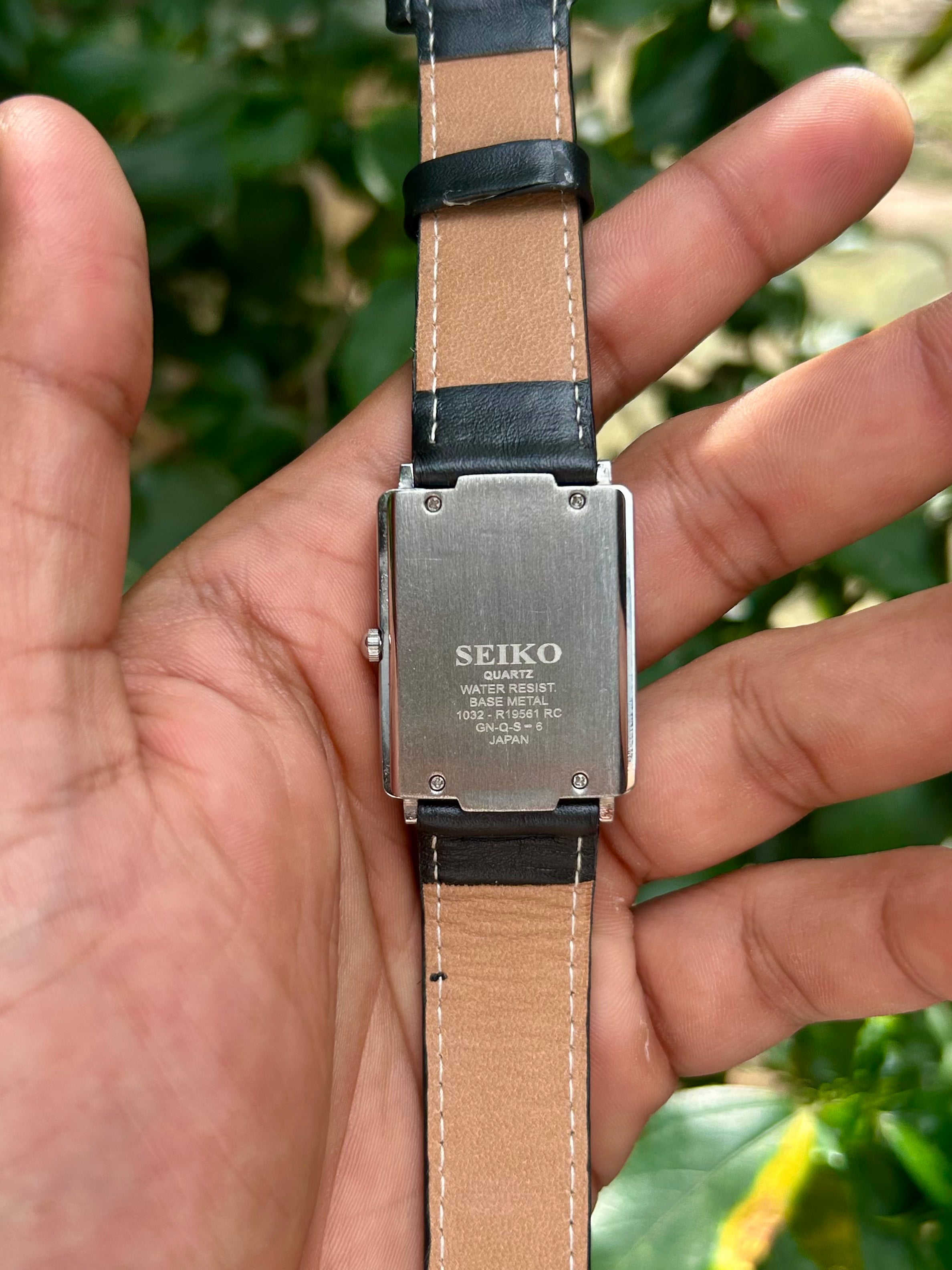 Seiko Tank Unisex Quartz Mod - White