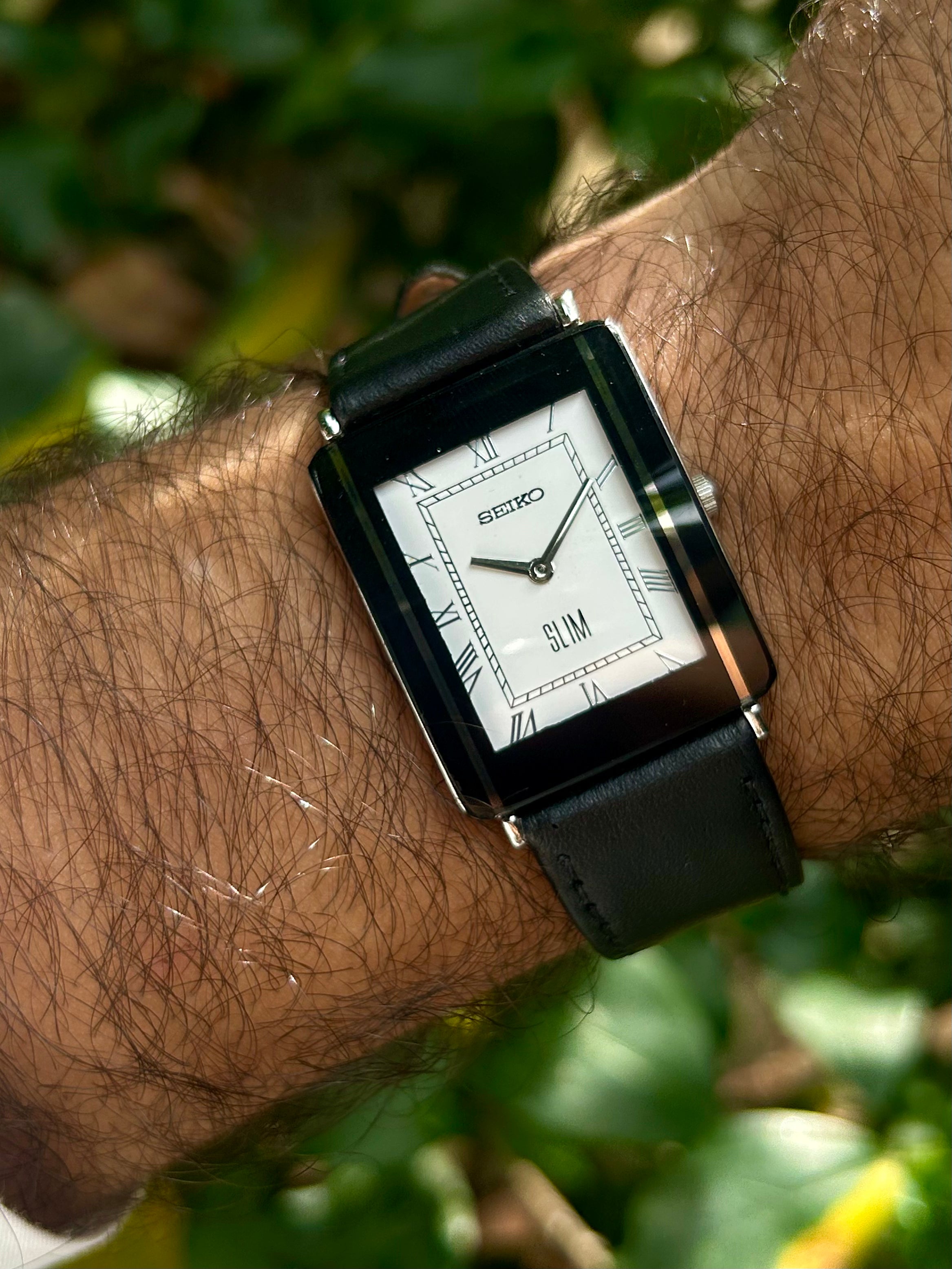 Seiko Tank Unisex Quartz Mod - White