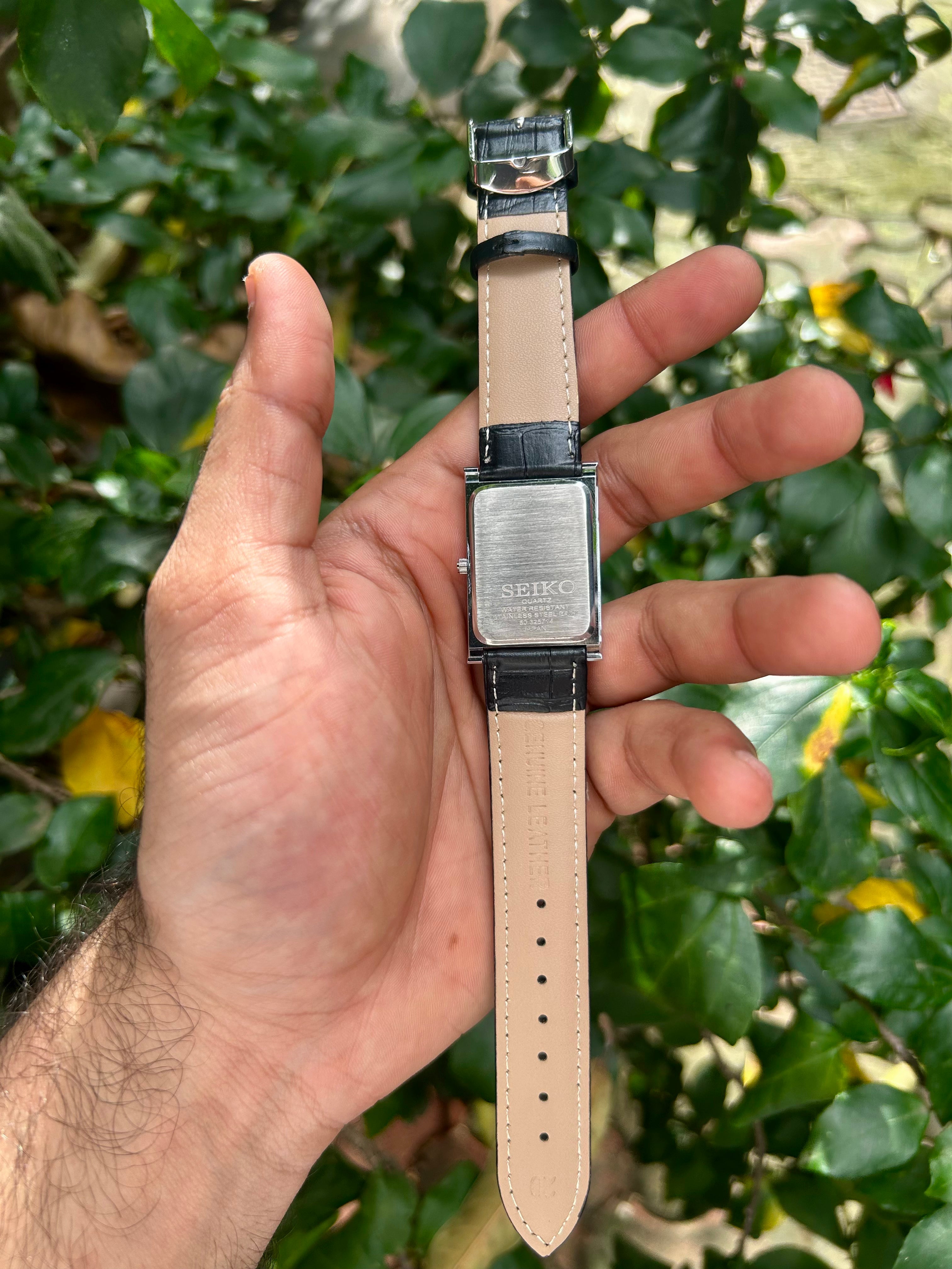 Seiko Tank Unisex Quartz Mod - Black