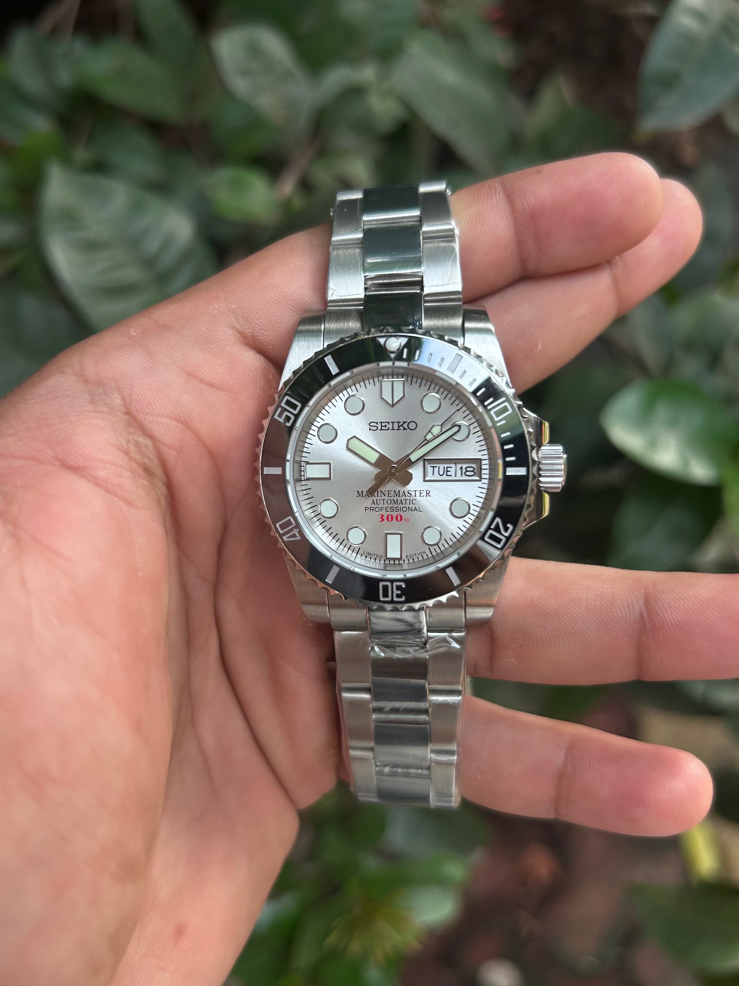 Seiko MarineMaster 300'm Homage Mod Watch