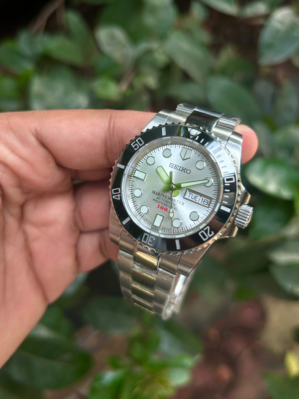 Seiko MarineMaster 300'm Homage Mod Watch