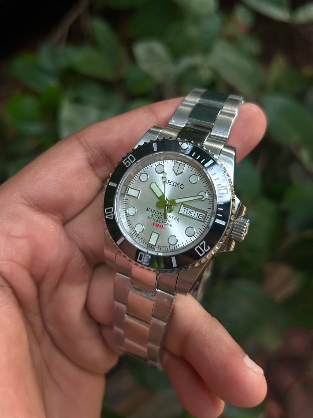 Seiko MarineMaster 300'm Homage Mod Watch