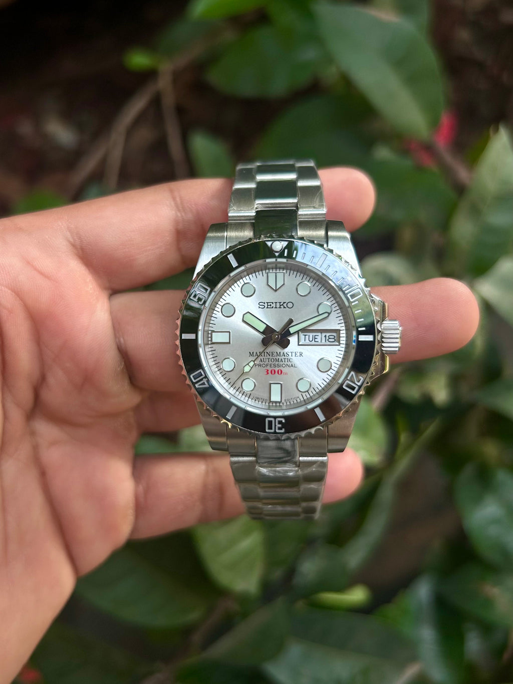 Seiko MarineMaster 300'm Homage Mod Watch