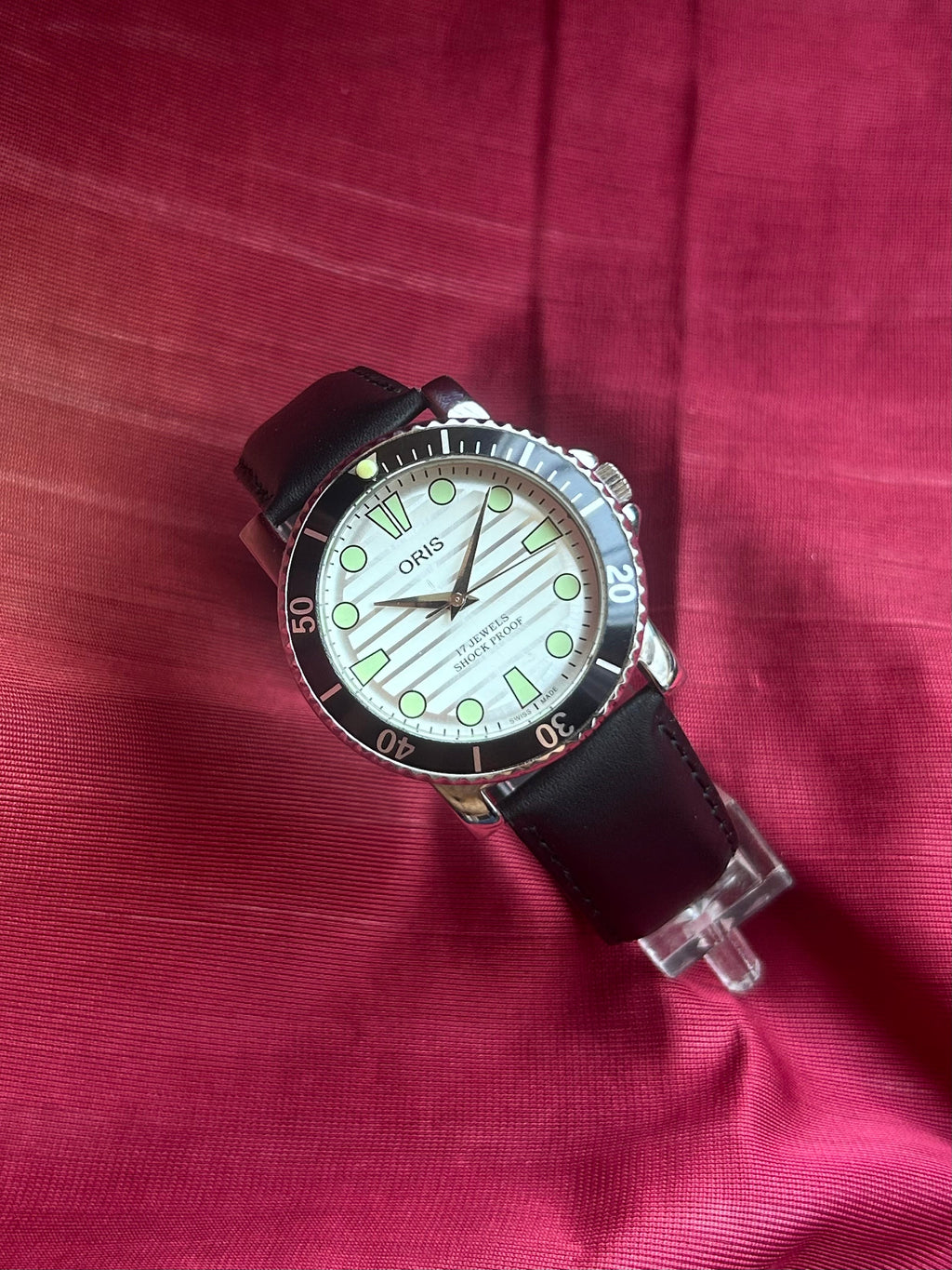 Oris Silver TwoTone Custom Mod Handwinding