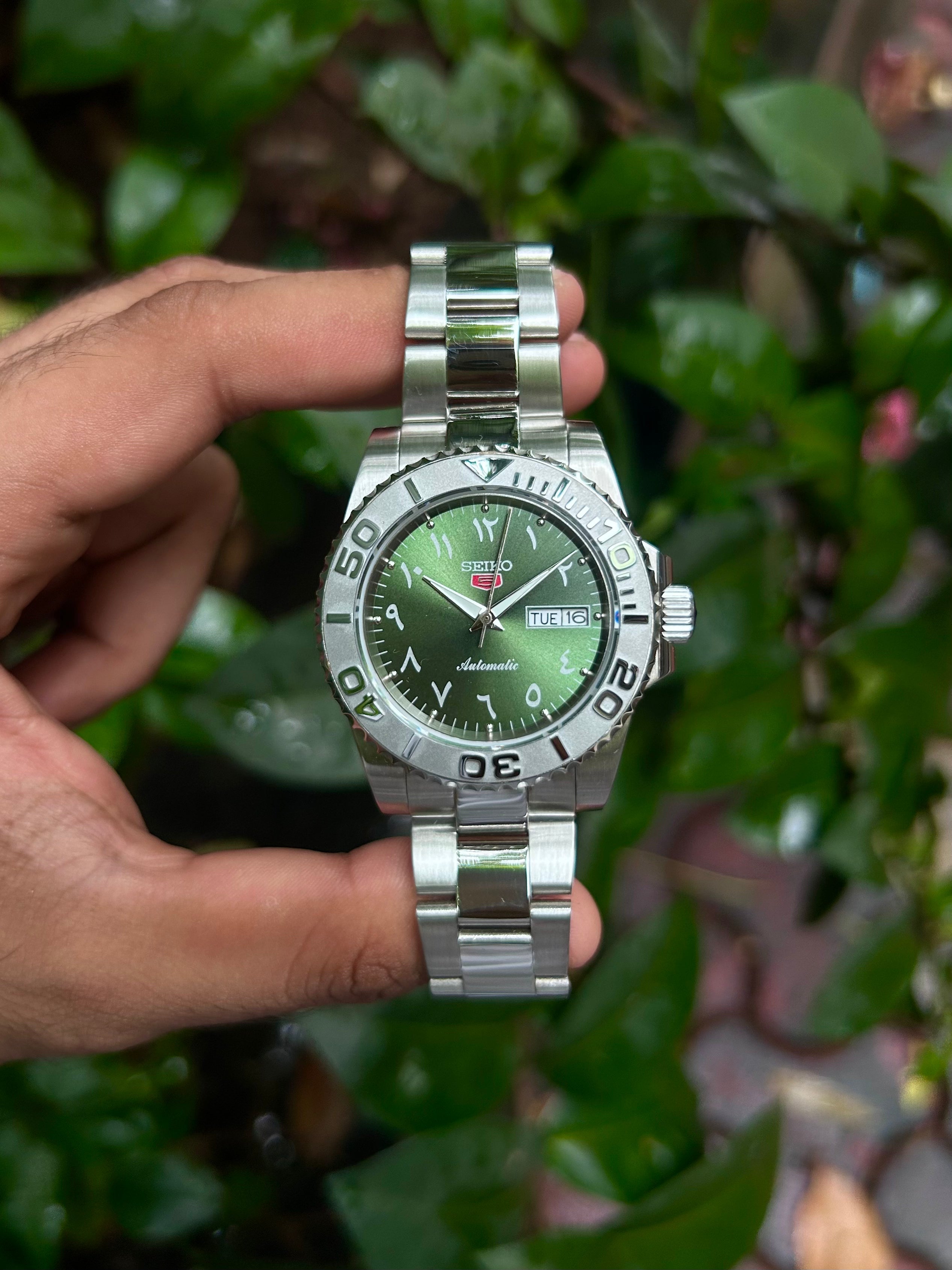 Seiko Arabic Green Lizard YachtMaster