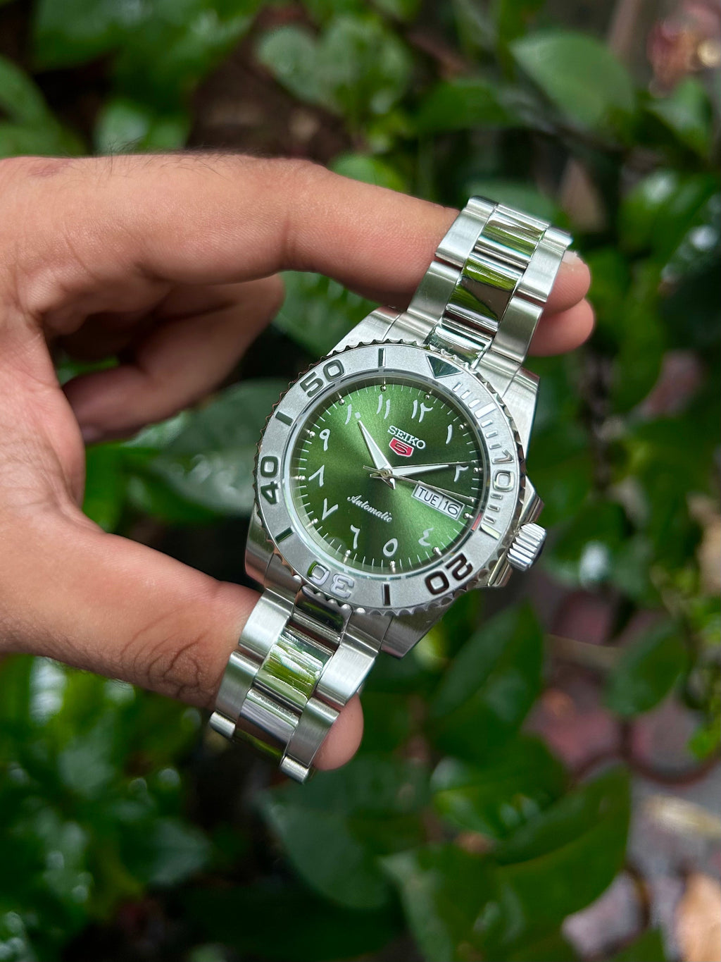 Seiko Arabic Green Lizard YachtMaster