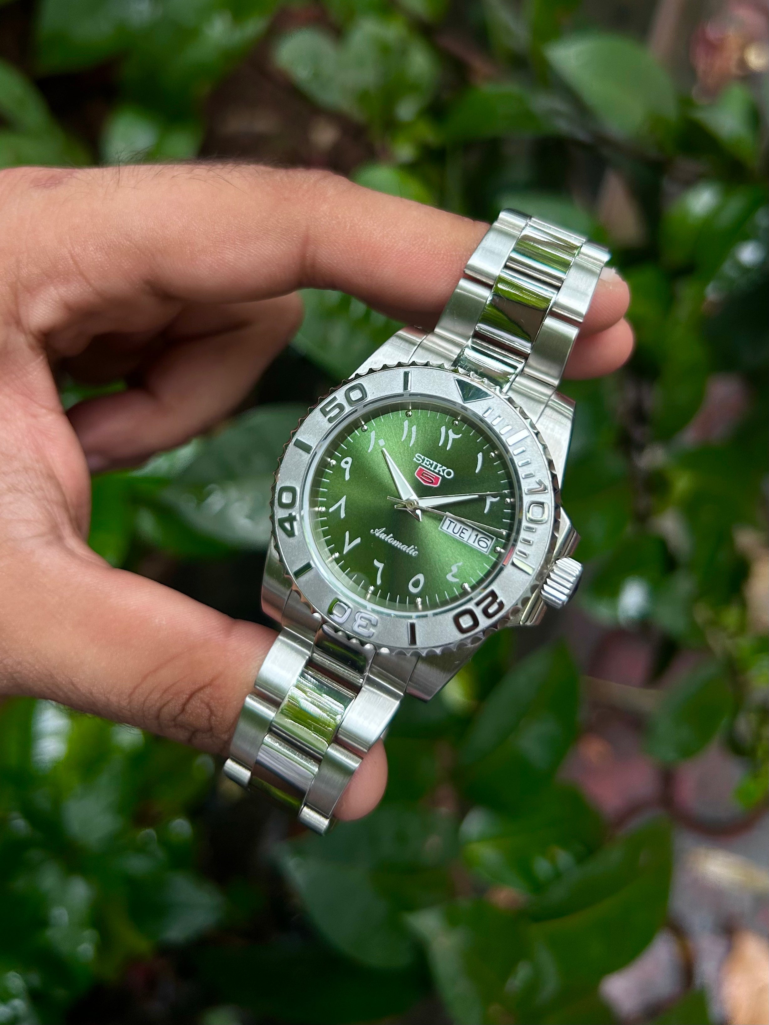 Seiko Arabic Green Lizard YachtMaster