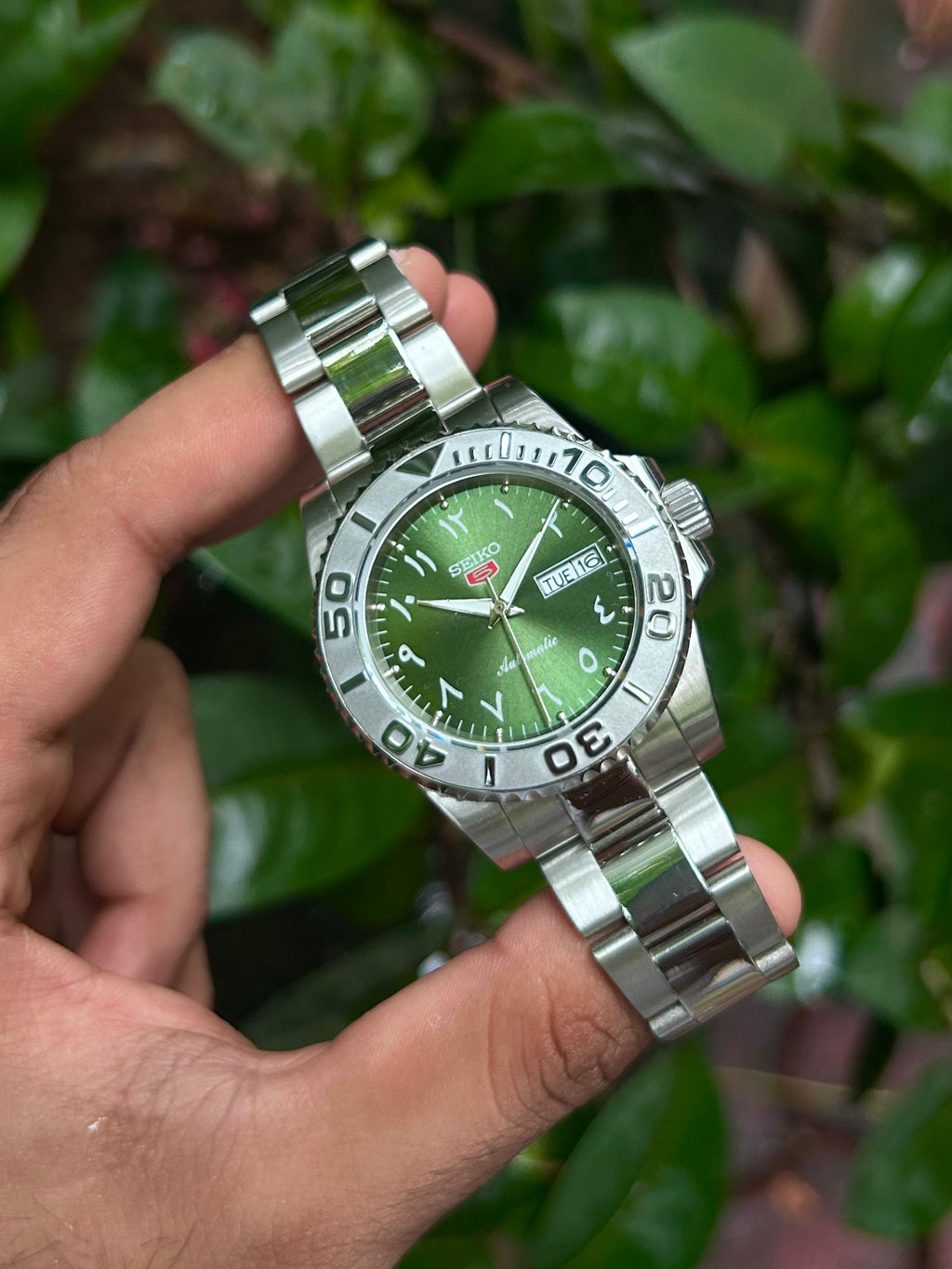 Seiko Arabic Green Lizard YachtMaster