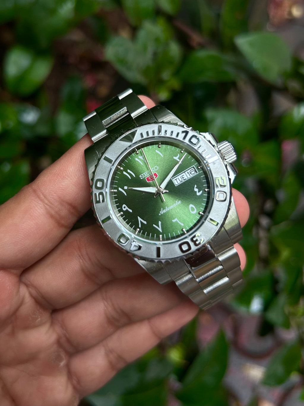 Seiko Arabic Green Lizard YachtMaster