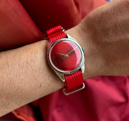HMT Red Sunburst Janata unisex
