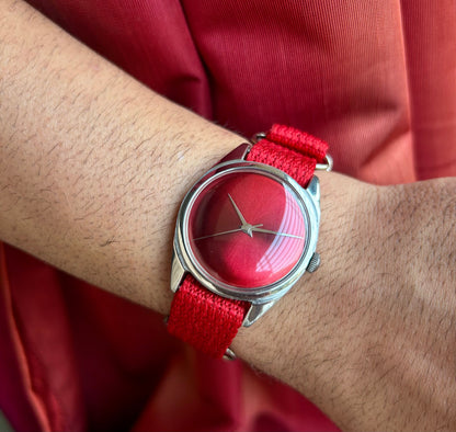 HMT Red Sunburst Janata unisex